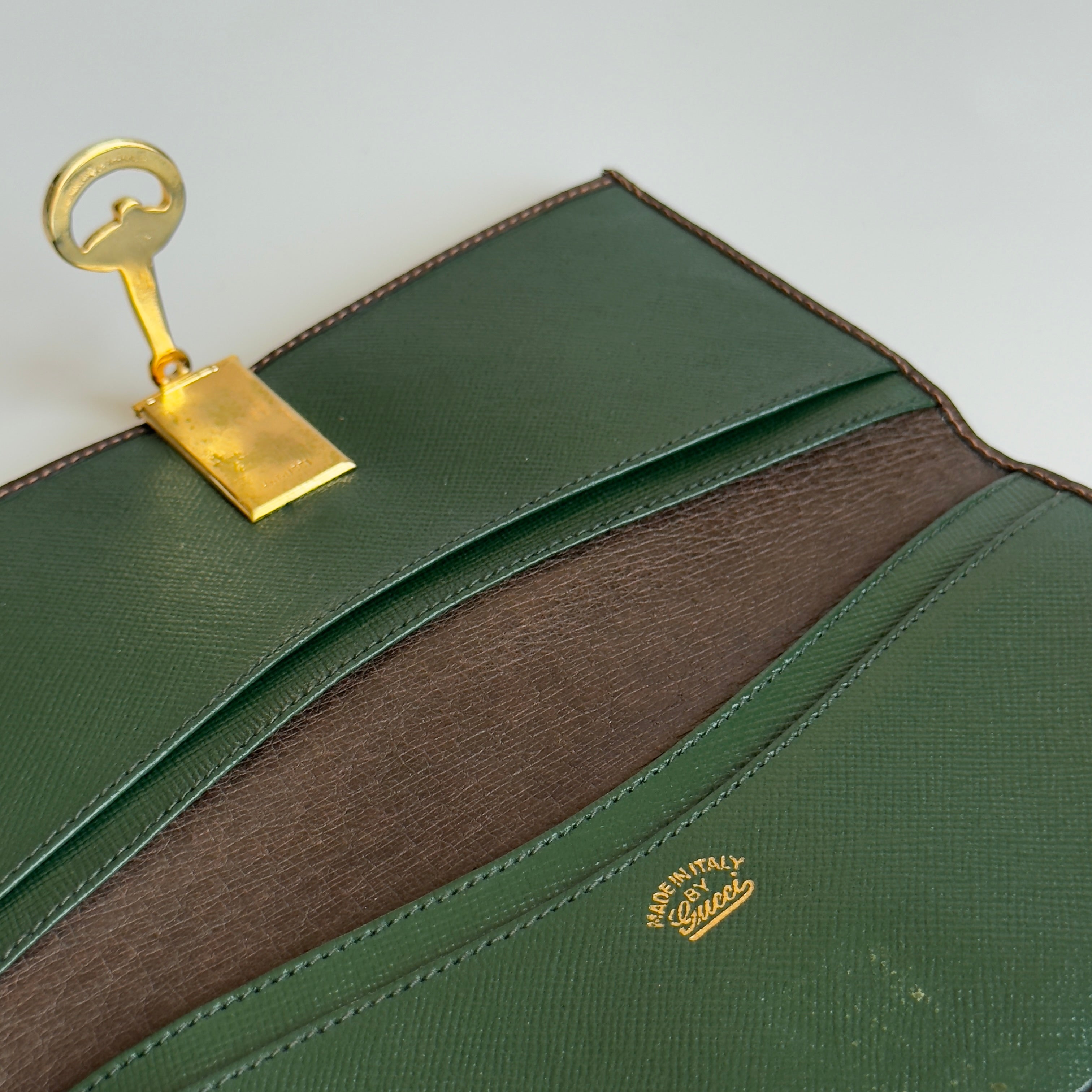 Vintage Gucci G Logo Horsebit Flap Wallet - Queen May