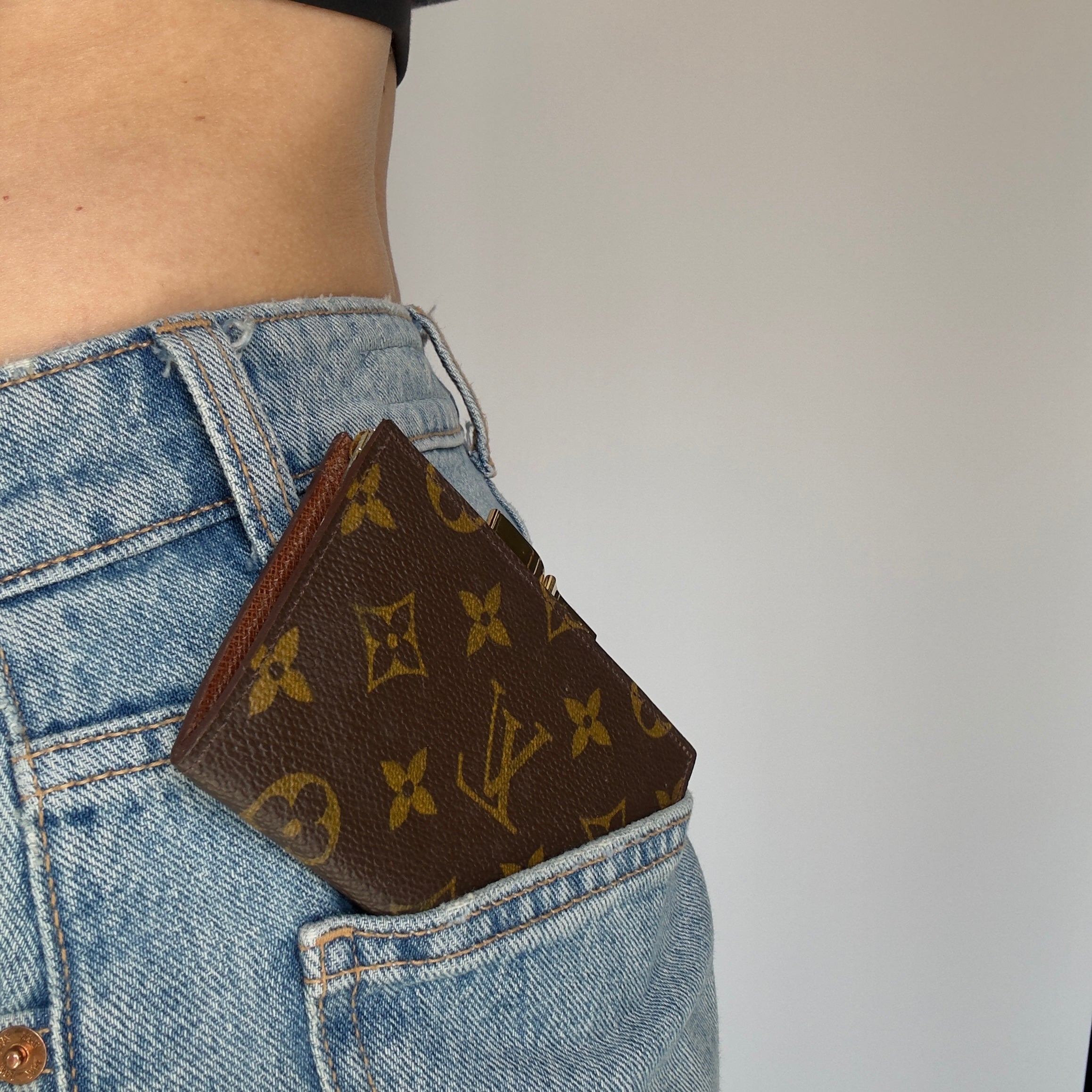 Louis Vuitton Monogram French Kisslock Wallet - Queen May