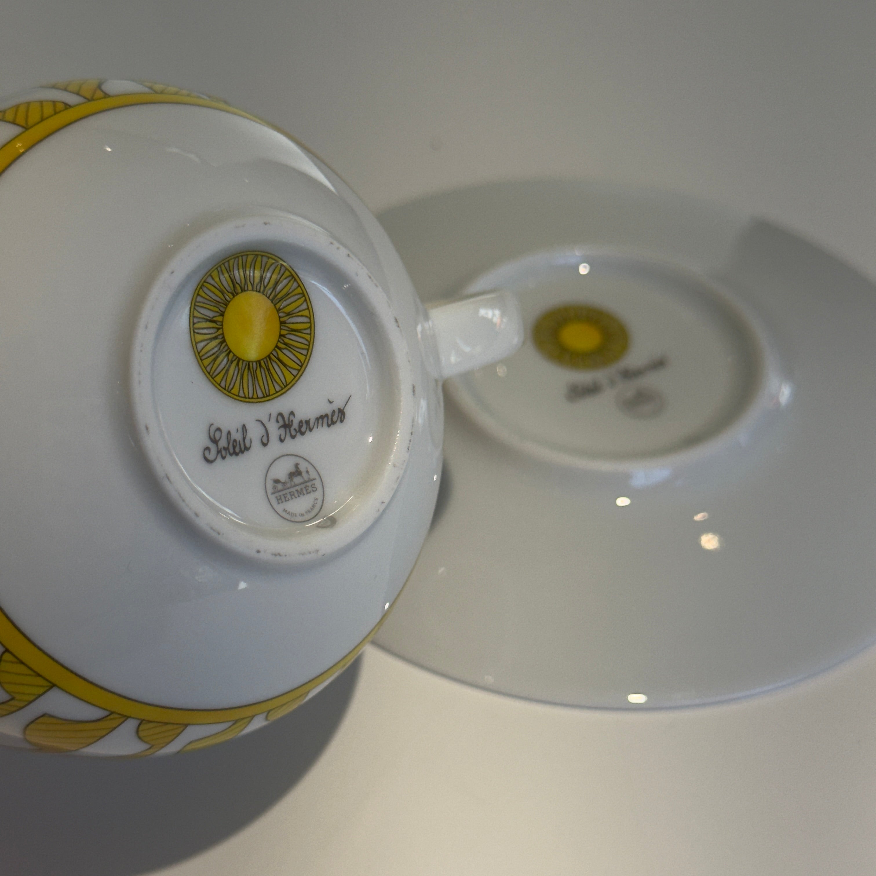 Hermes Soleil D'Hermes Tea Cup and Saucer - Queen May