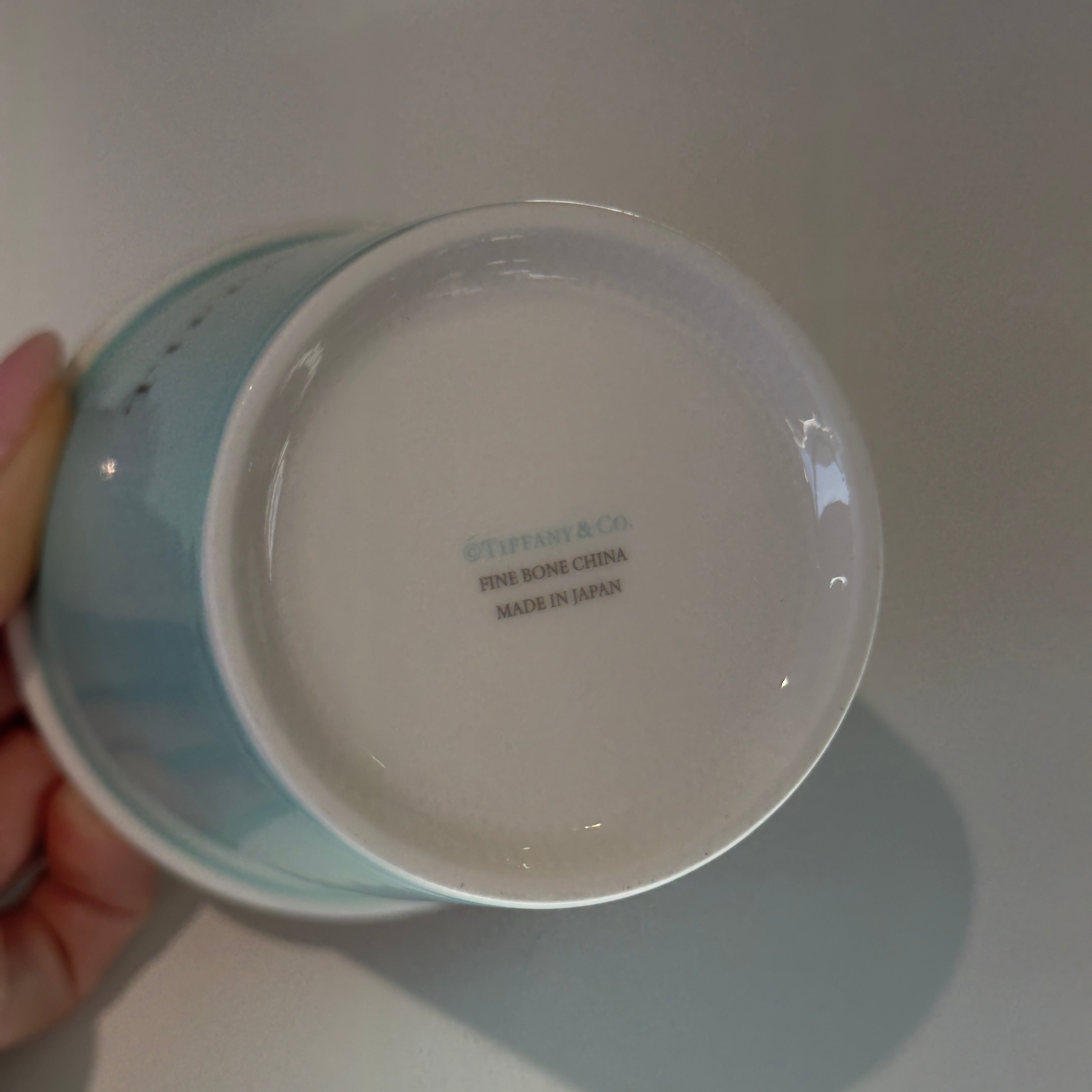 Tiffany Coffee Cups In Bone China Tiffany Blue Set of Two