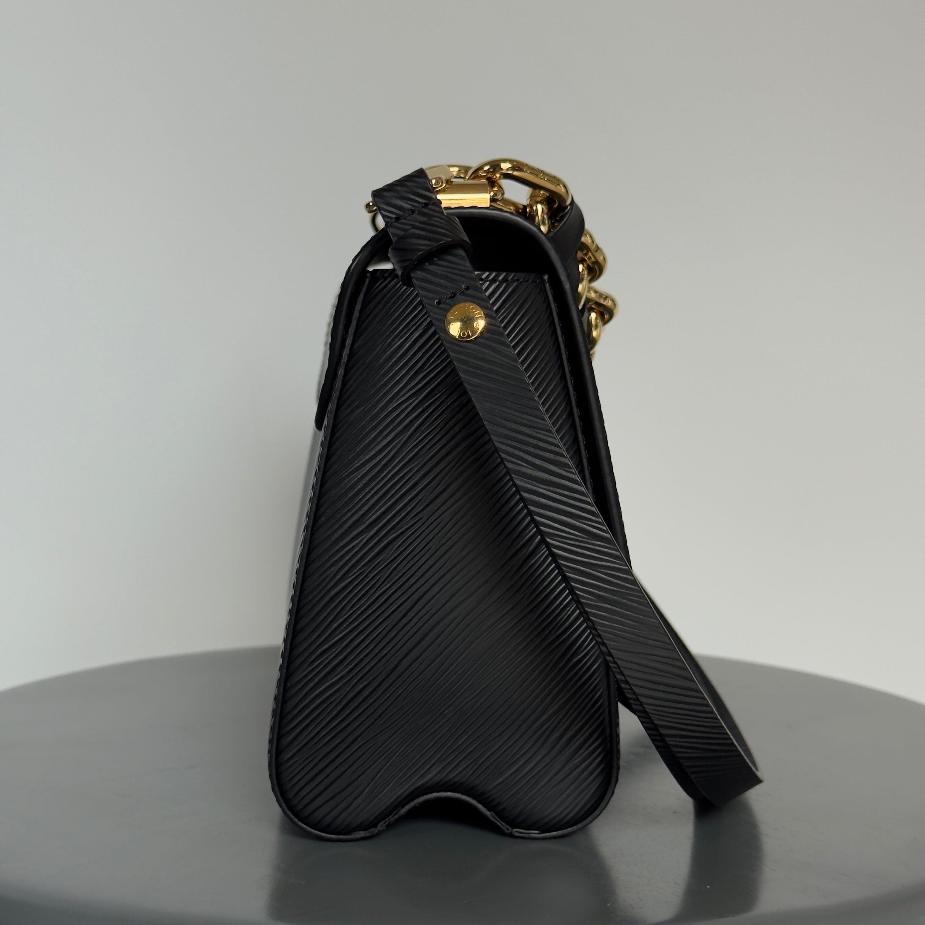 Louis Vuitton Twist MM Black Epi With Braided Handle - Queen May