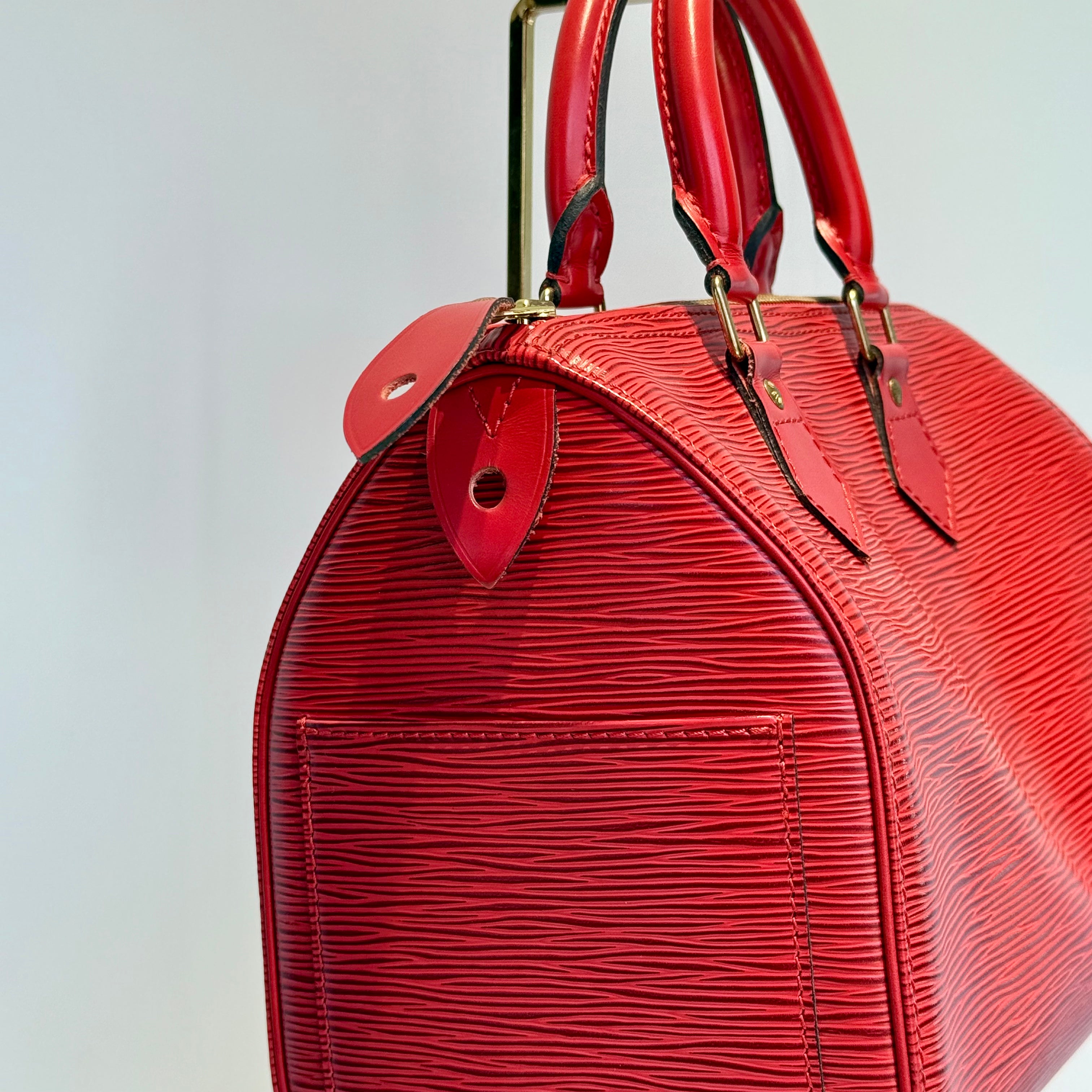 Louis Vuitton Epi Leather Speedy 30 Red - Queen May