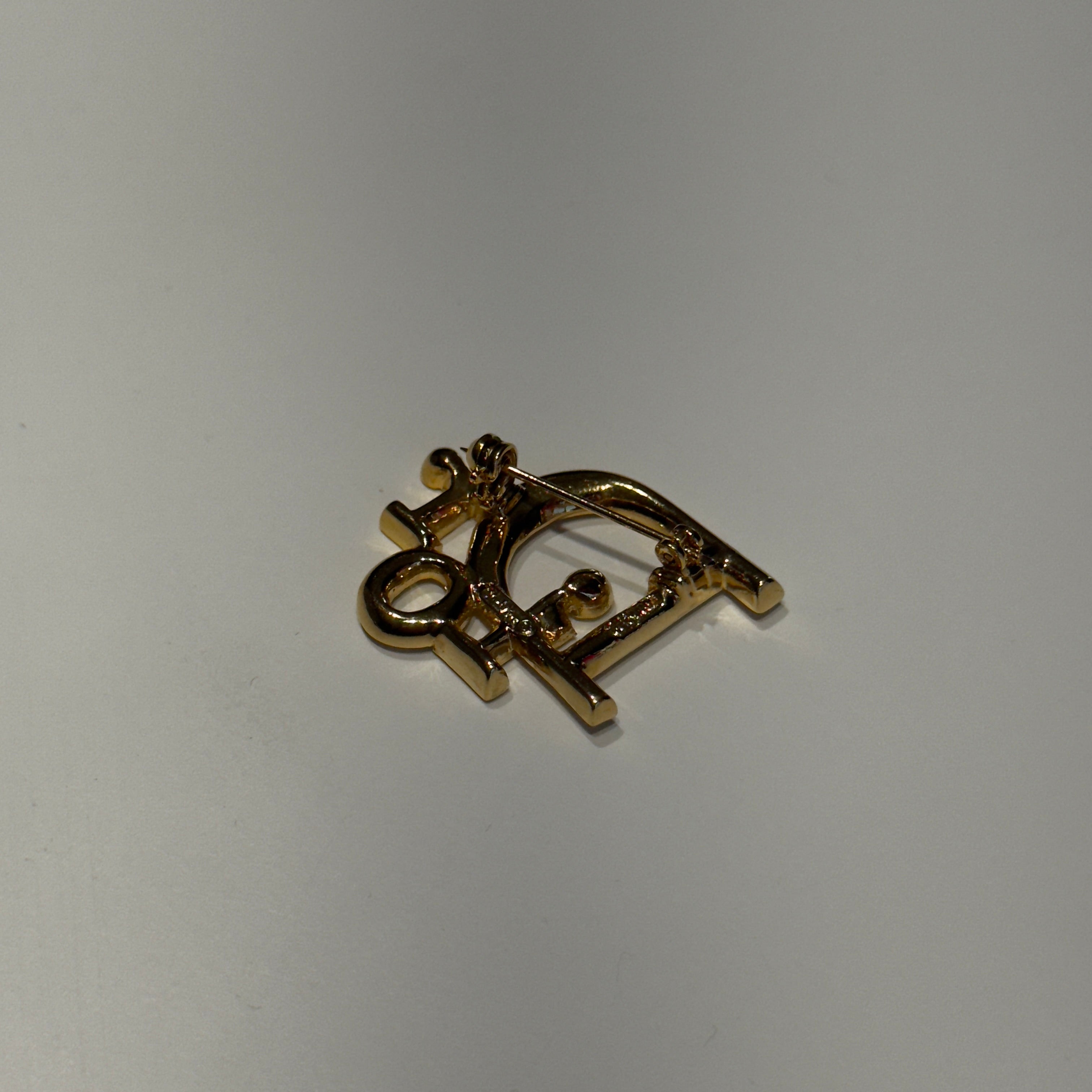 Christian Dior Rhinestone Brooch - Queen May