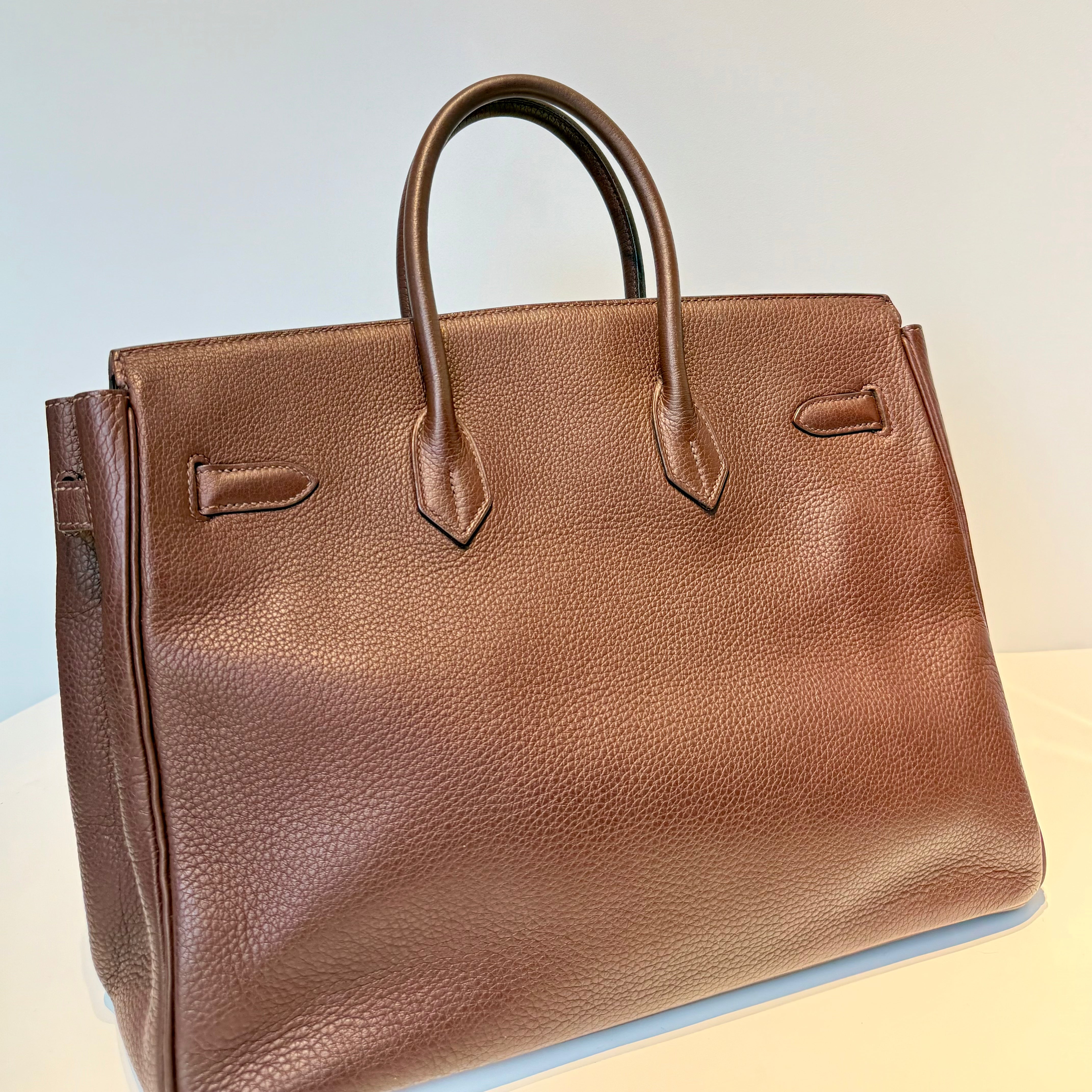Hermes Birkin 35 Togo Leather Havane Palladium Hardware 2004 - Queen May