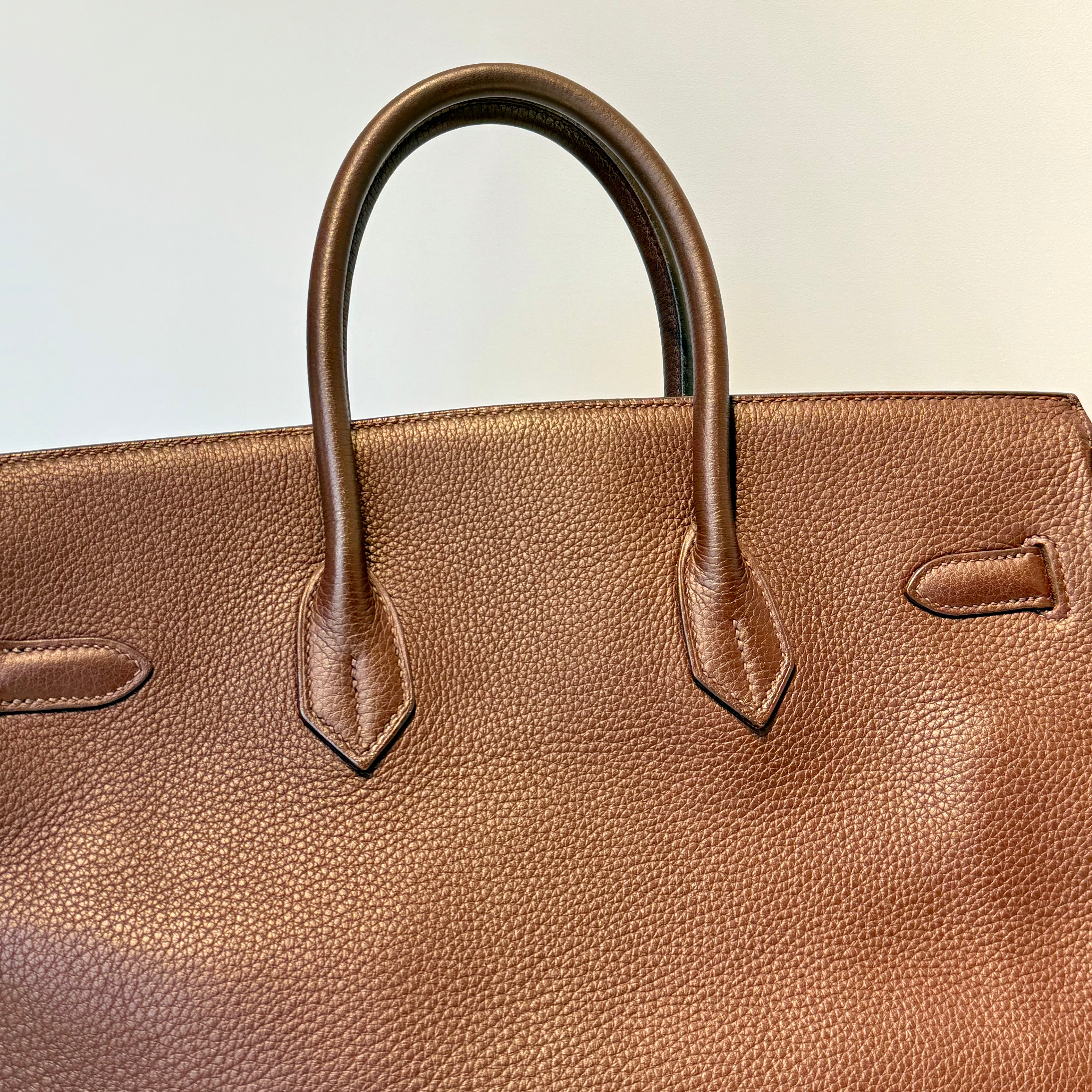 Hermes Birkin 35 Togo Leather Havane Palladium Hardware 2004 - Queen May