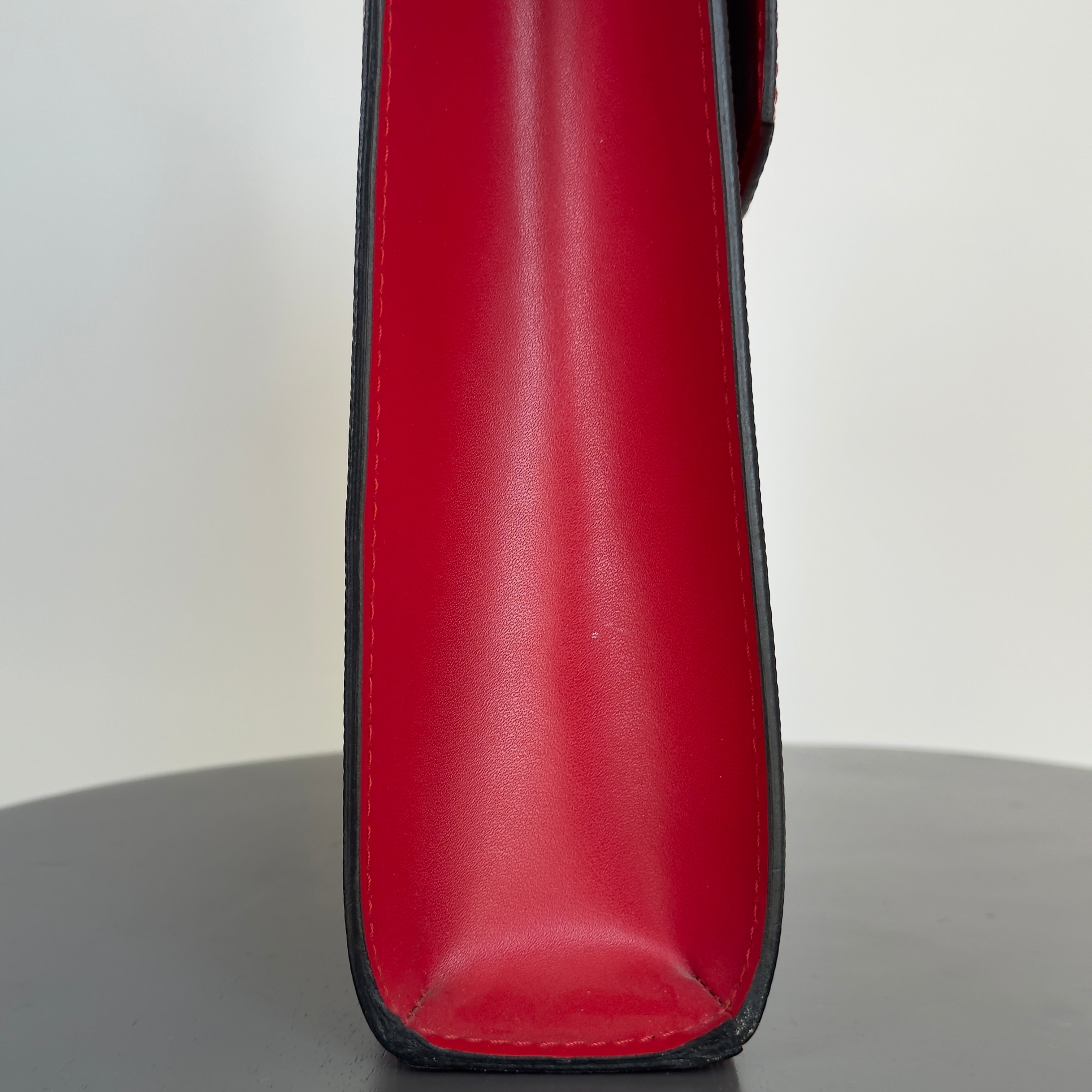 Louis Vuitton Red Epi Leather Malesherbes Top Handle - Queen May