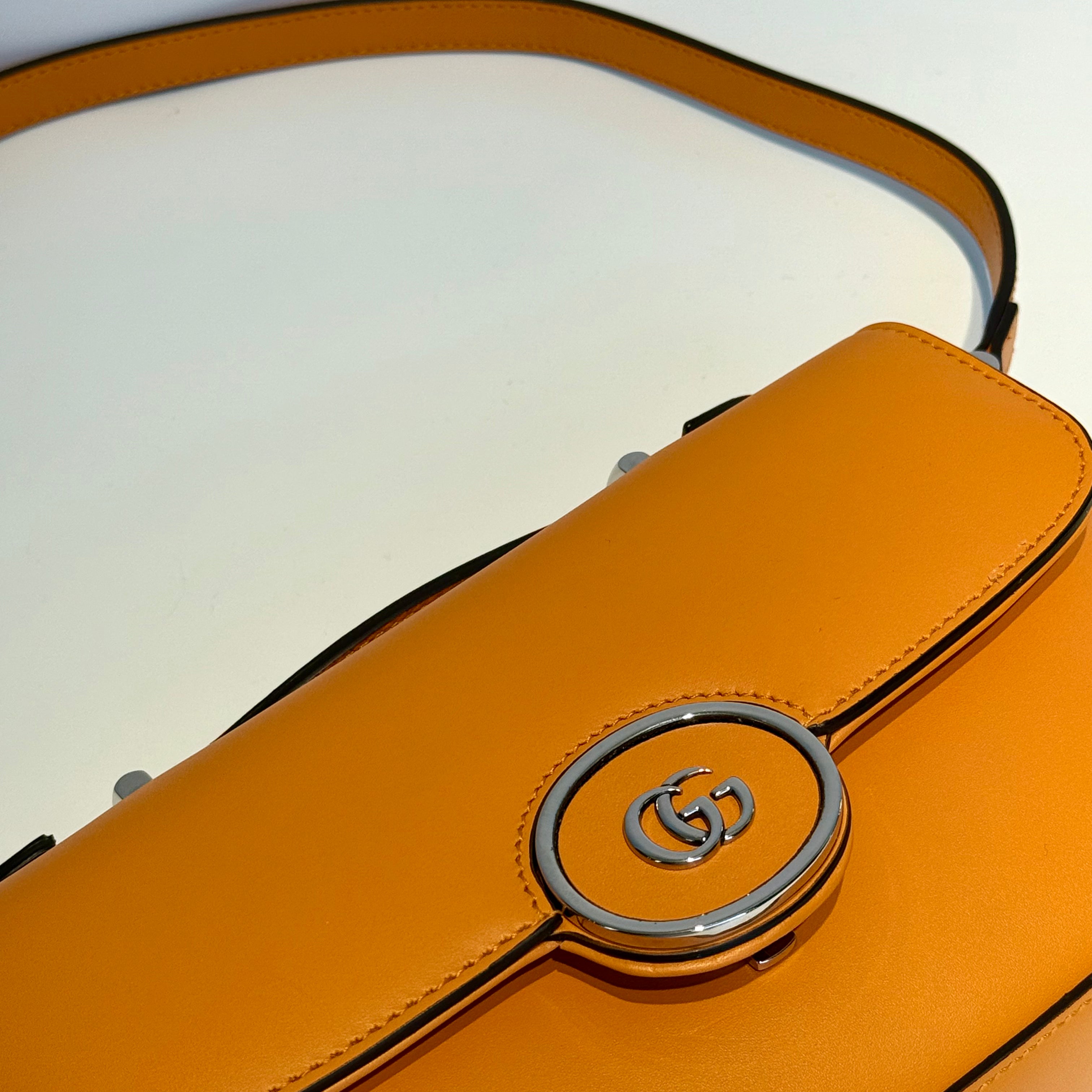 Gucci Petite GG Mini Shoulder Bag Orange - Queen May