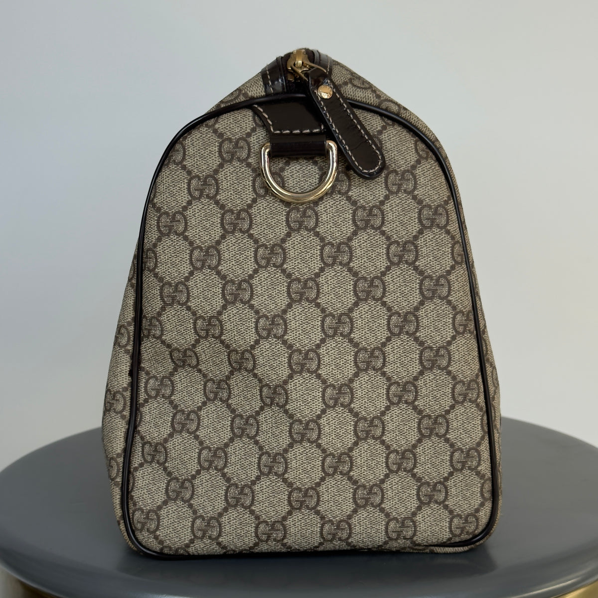 Gucci GG Supreme Hearts Medium Joy Boston Bag - Queen May
