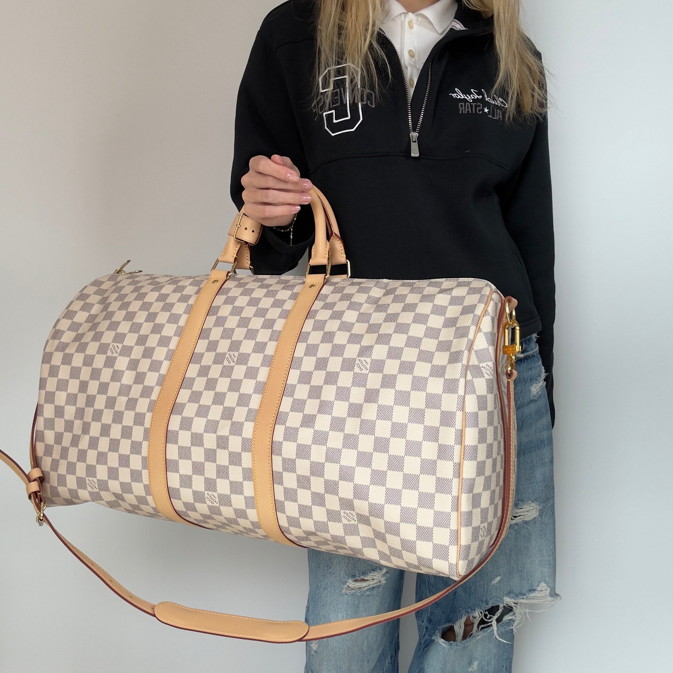Louis Vuitton 55 Bandouliere Damier Azur - Queen May