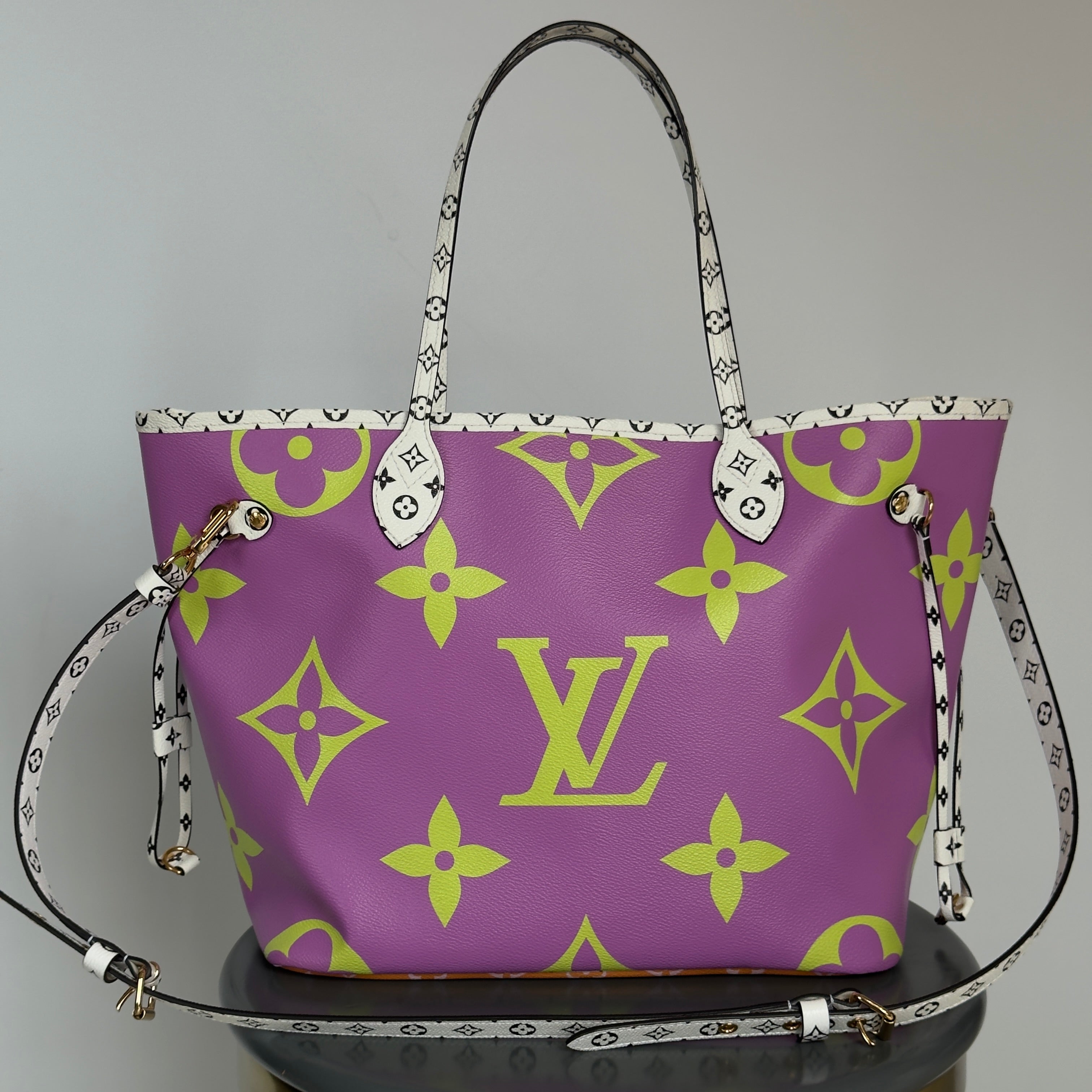 Louis Vuitton Neverfull NM Tote Limited Edition Colored Giant MM - Queen May