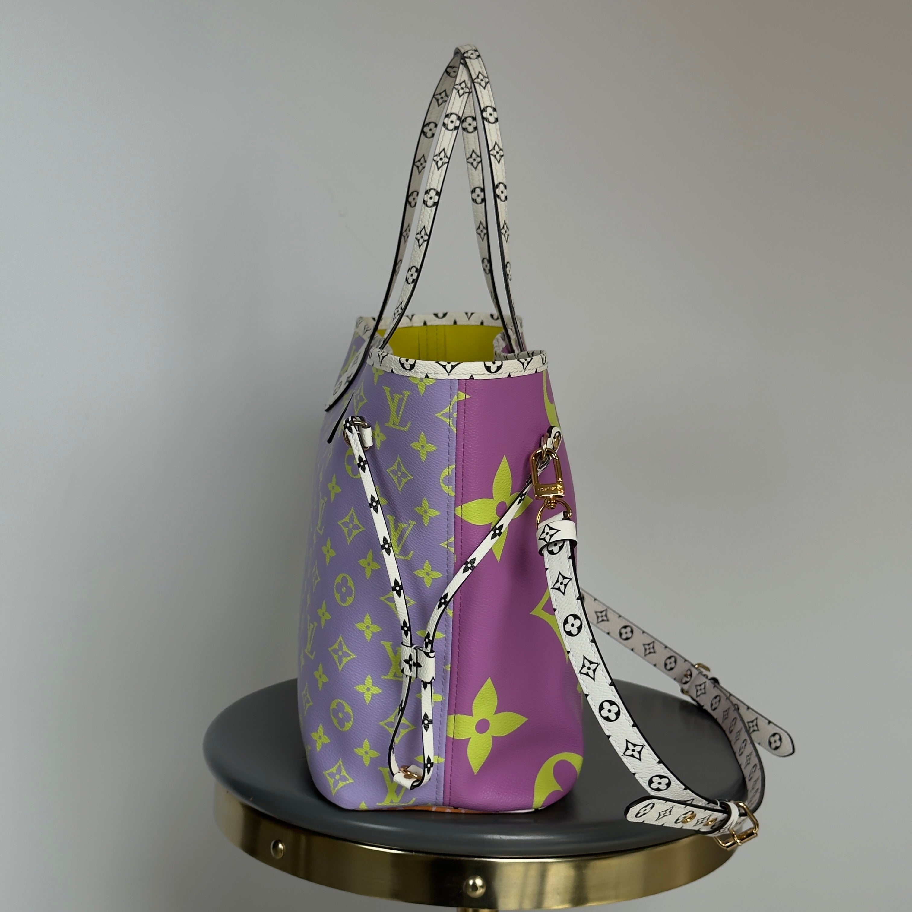 Louis Vuitton Neverfull NM Tote Limited Edition Colored Giant MM - Queen May
