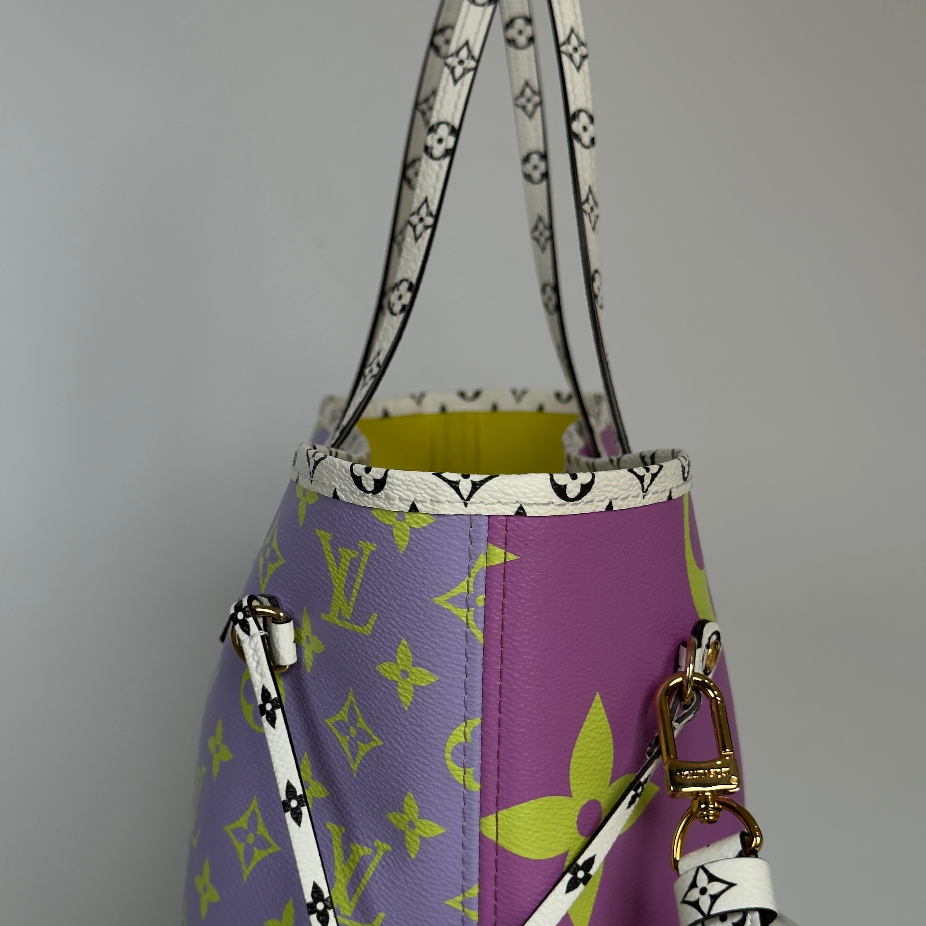 Louis Vuitton Neverfull NM Tote Limited Edition Colored Giant MM - Queen May