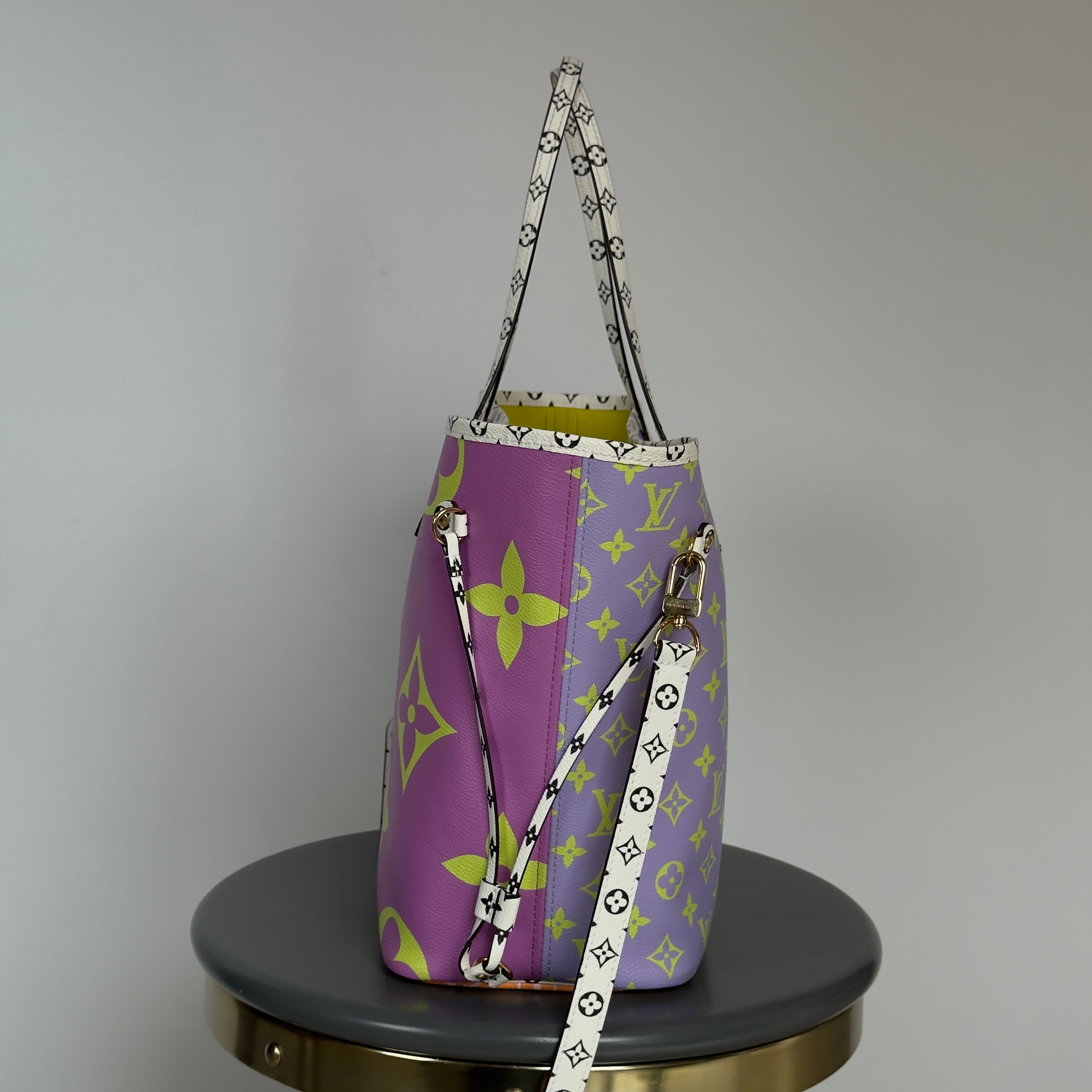 Louis Vuitton Neverfull NM Tote Limited Edition Colored Giant MM - Queen May