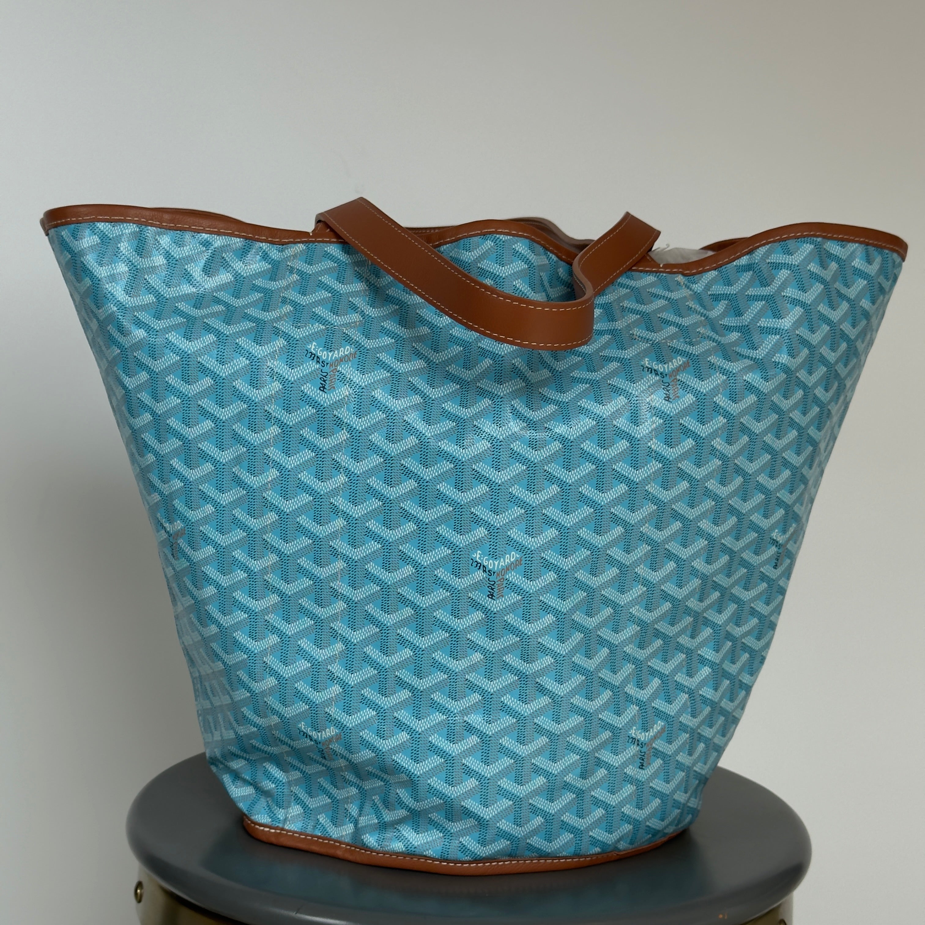 Limited Edition Goyard Belharra Reversible MM Turquoise - Queen May
