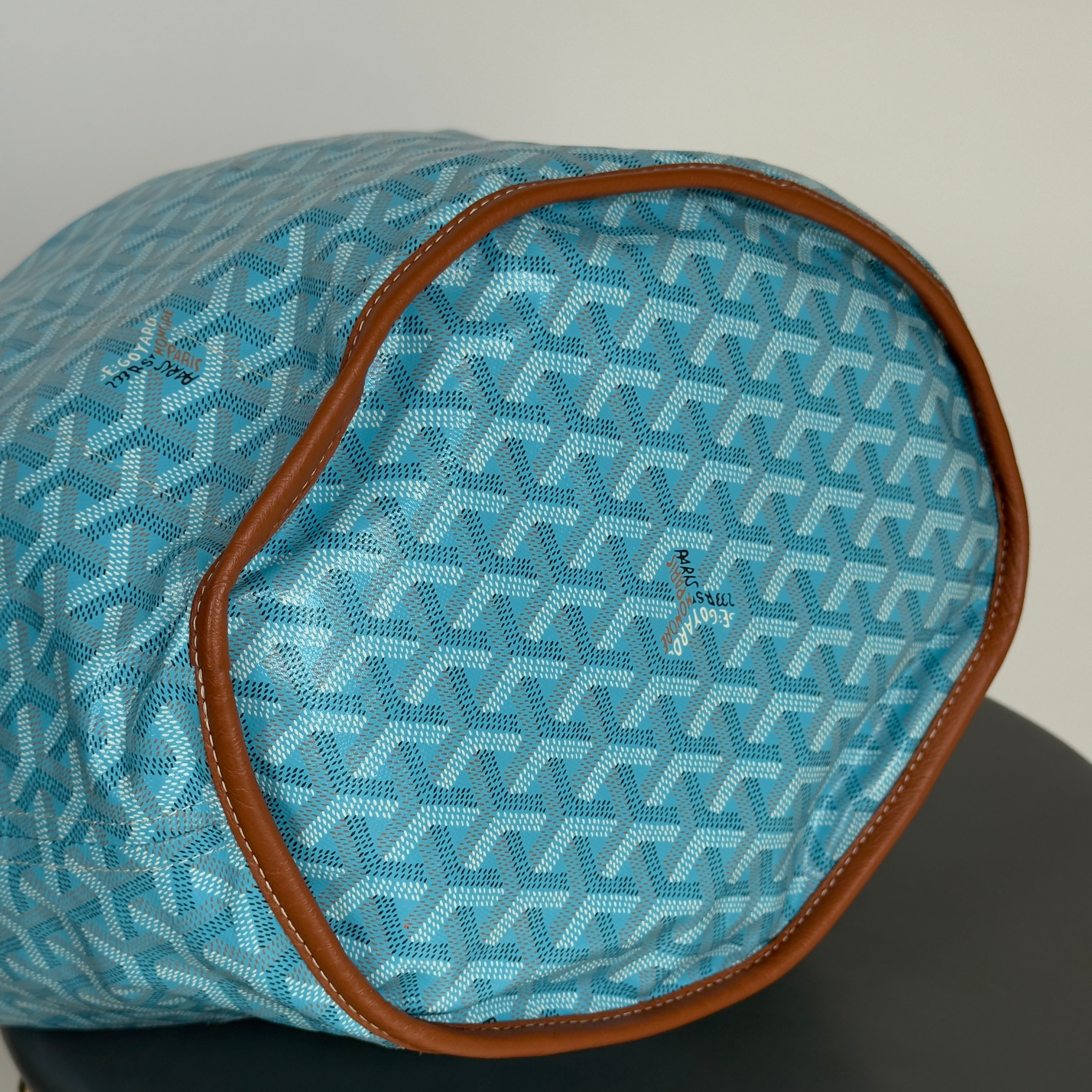 Limited Edition Goyard Belharra Reversible MM Turquoise - Queen May