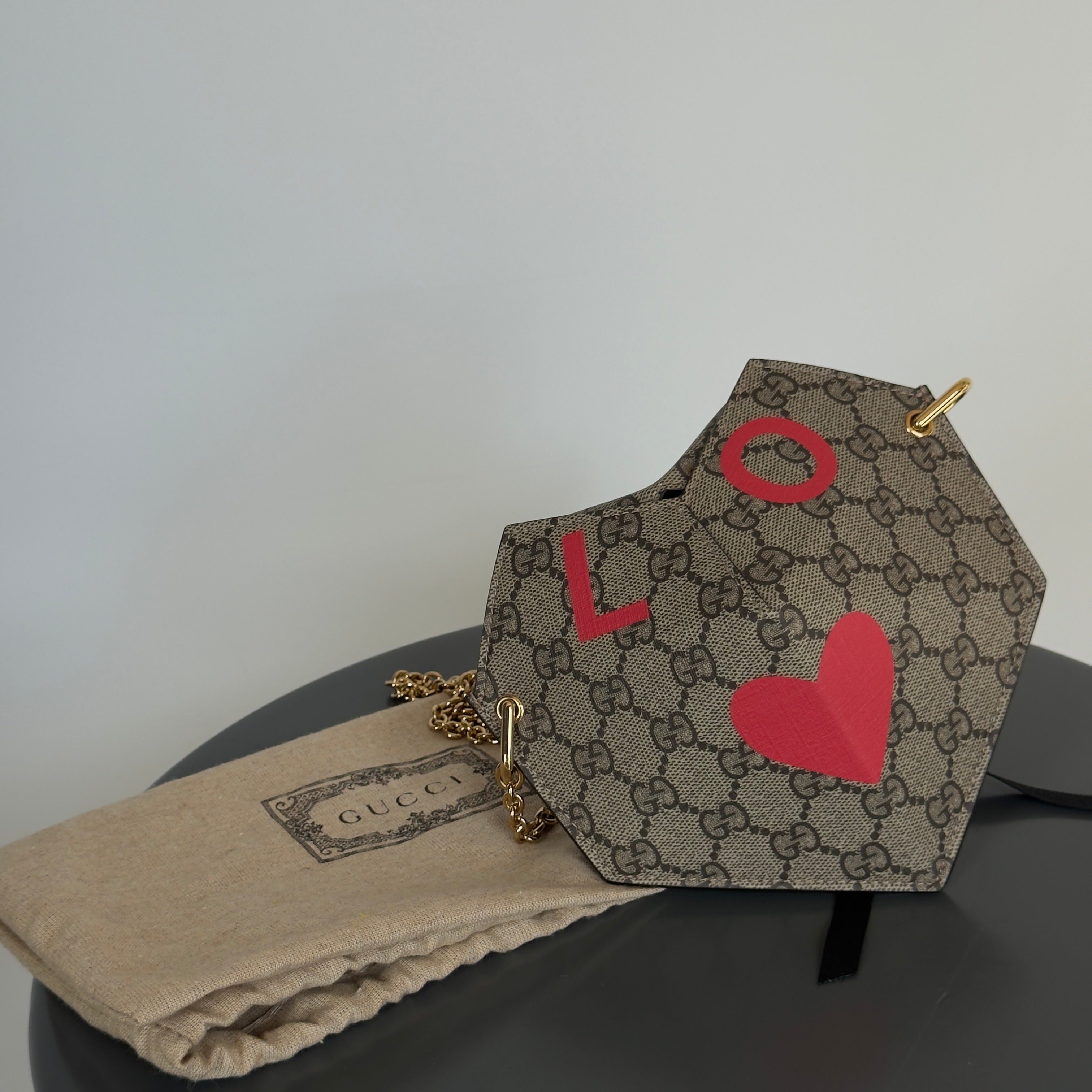 Gucci Valentines Day Origami Heart Bag - Queen May