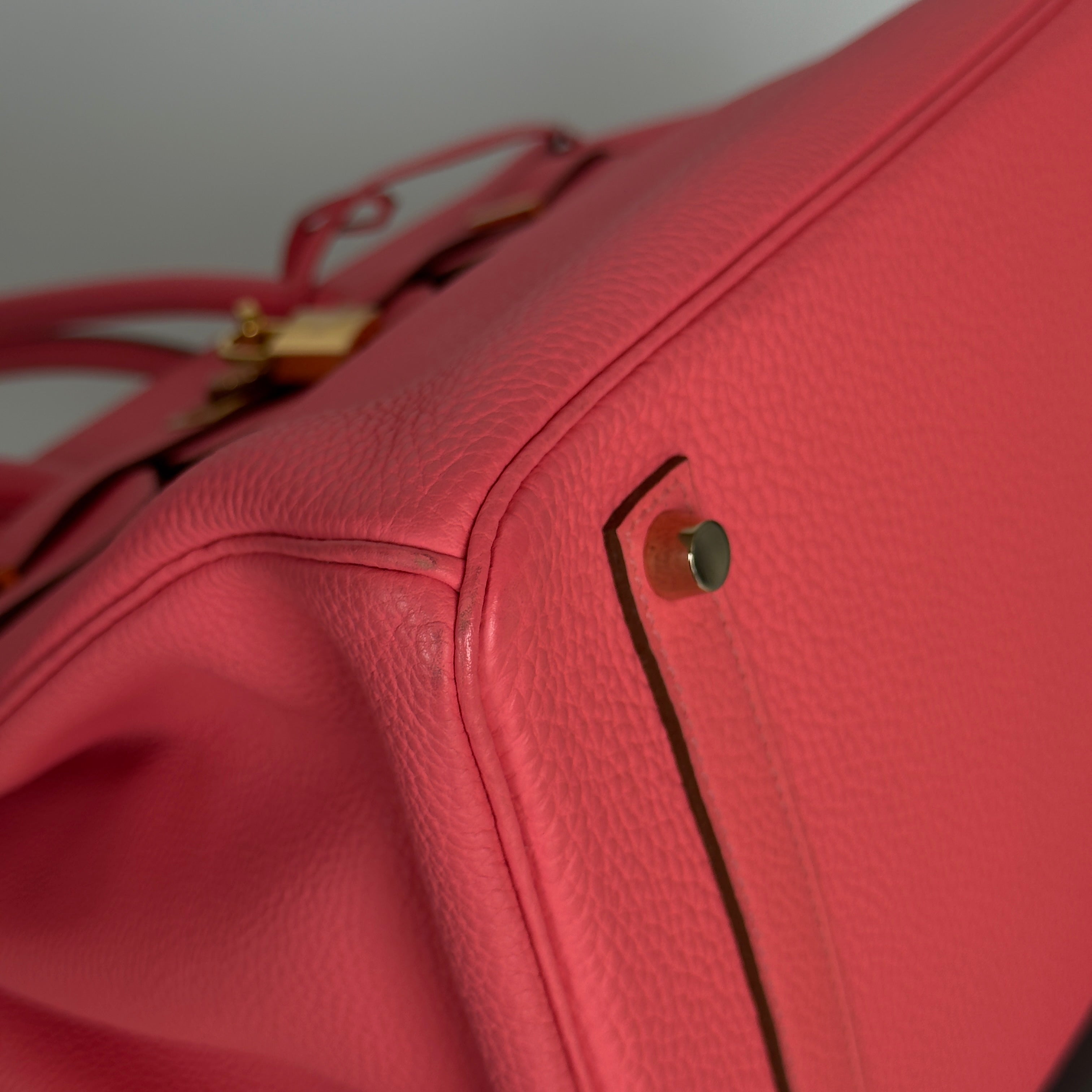 Hermes Birkin 35 Togo Rose Azalee Leather - Queen May