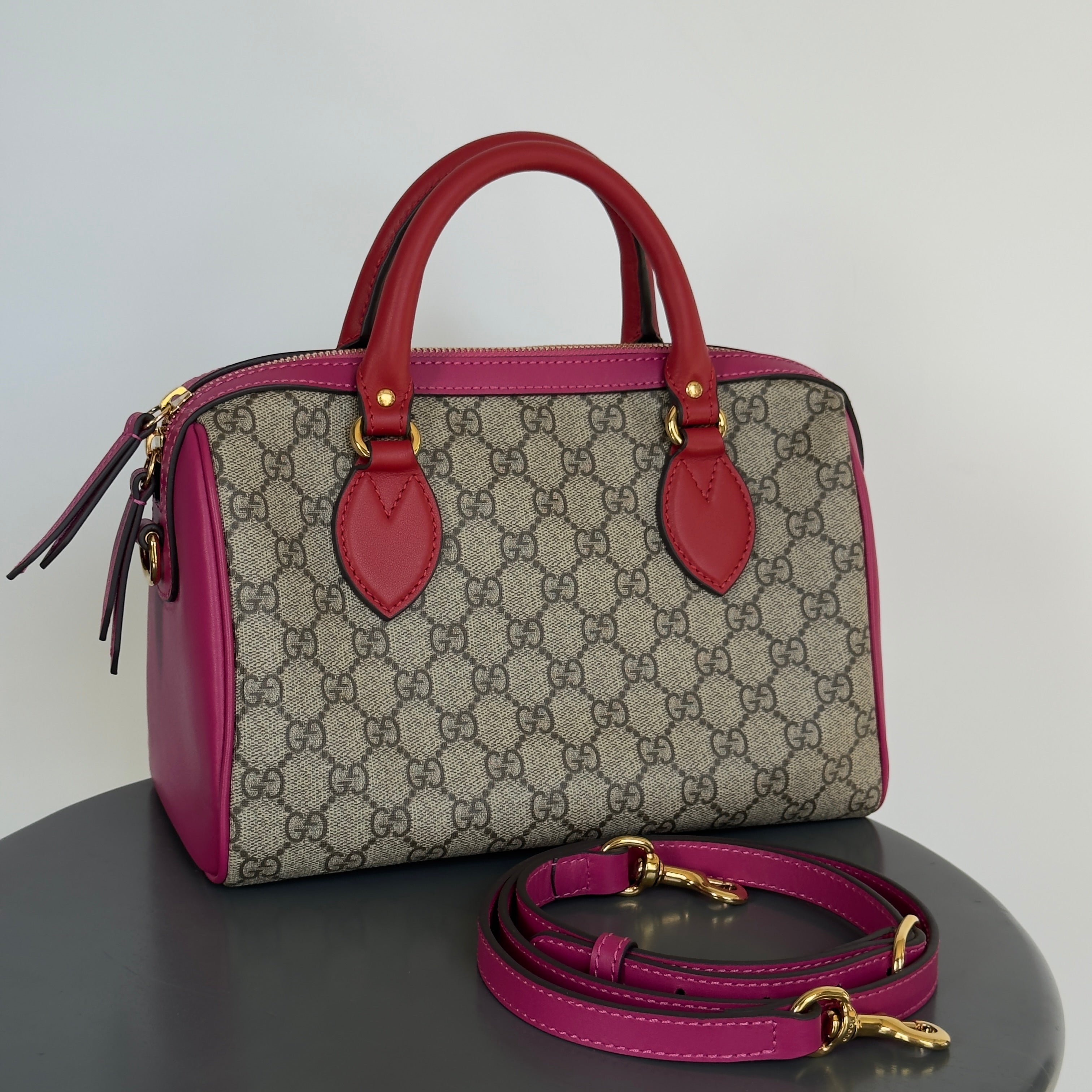 Gucci GG Supreme Boston Bag - Queen May