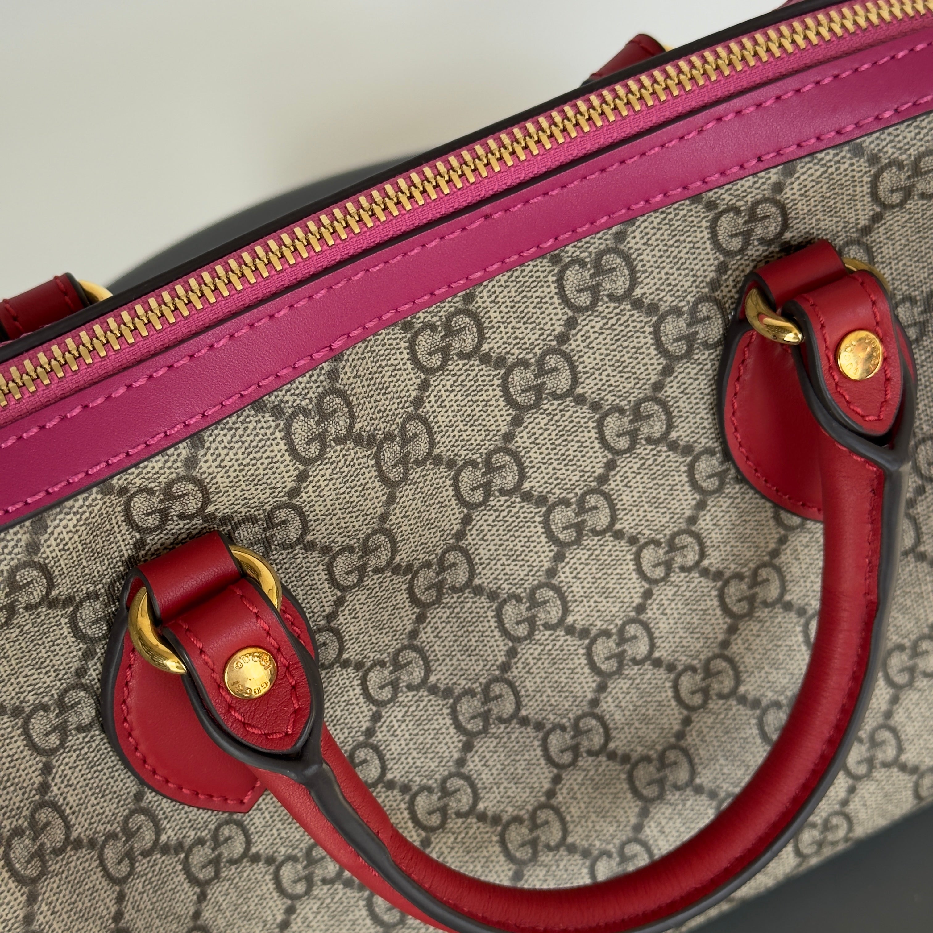 Gucci GG Supreme Boston Bag - Queen May