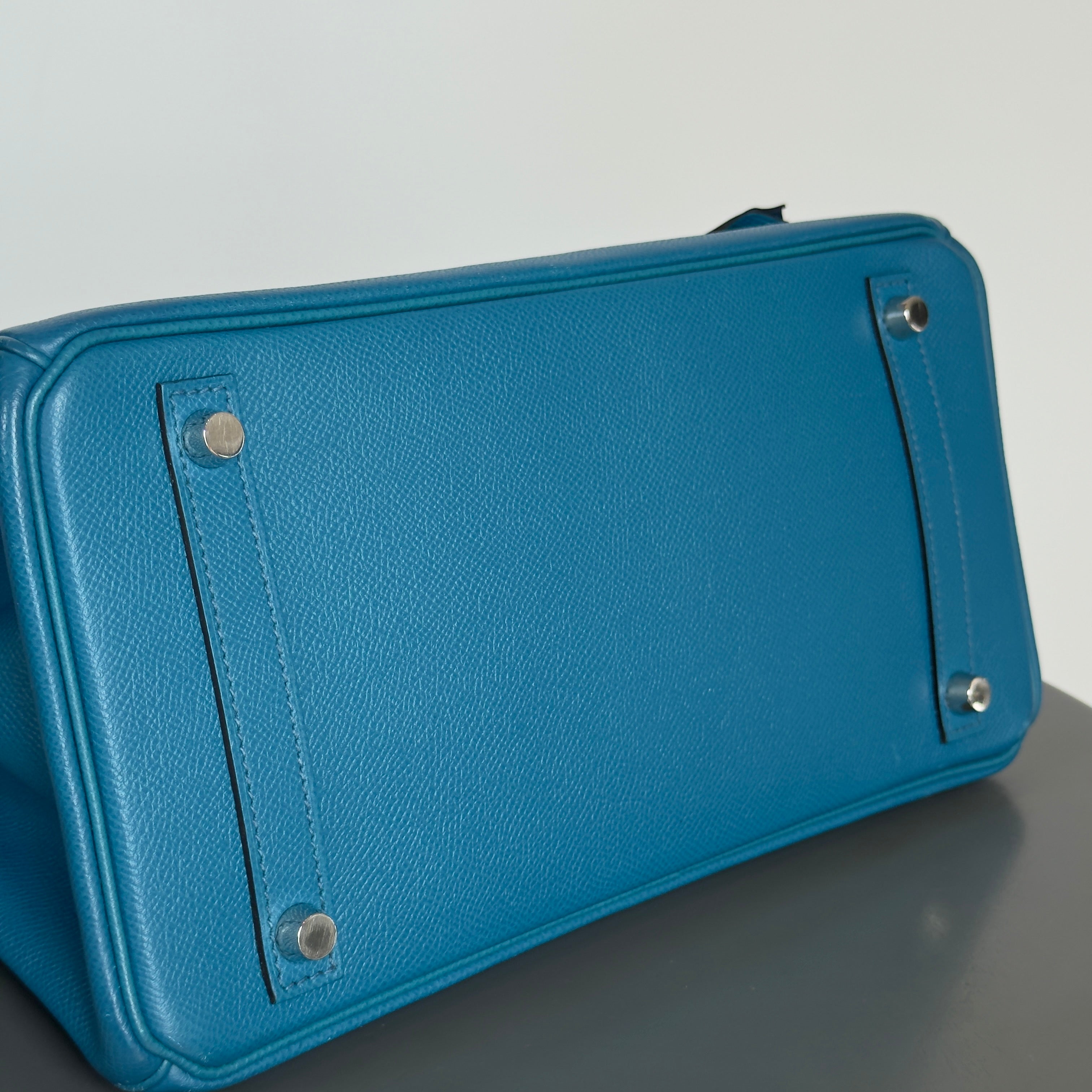 Hermes Birkin 30 Epsom Blue Izmir 2013 - Queen May