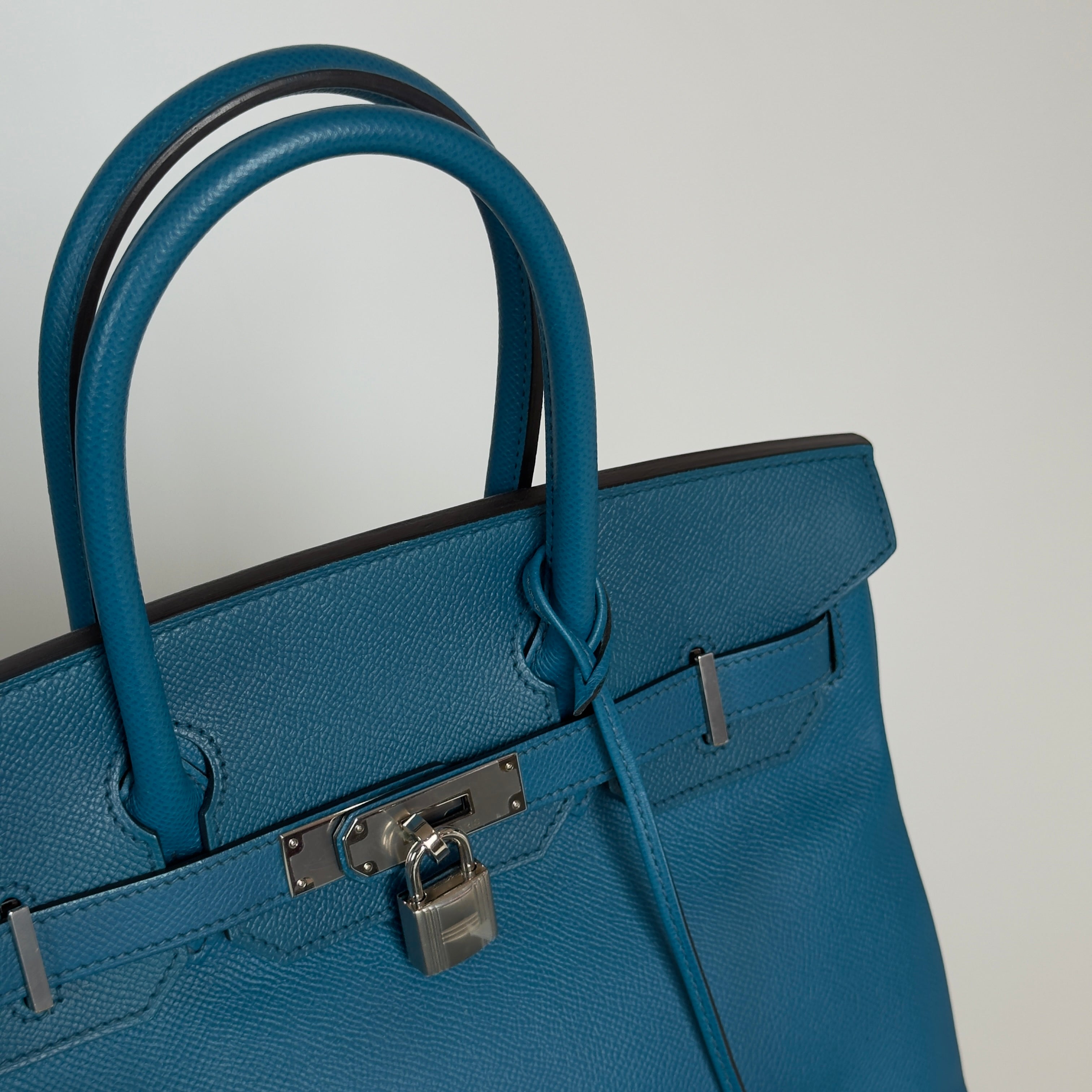 Hermes Birkin 30 Epsom Blue Izmir 2013 - Queen May