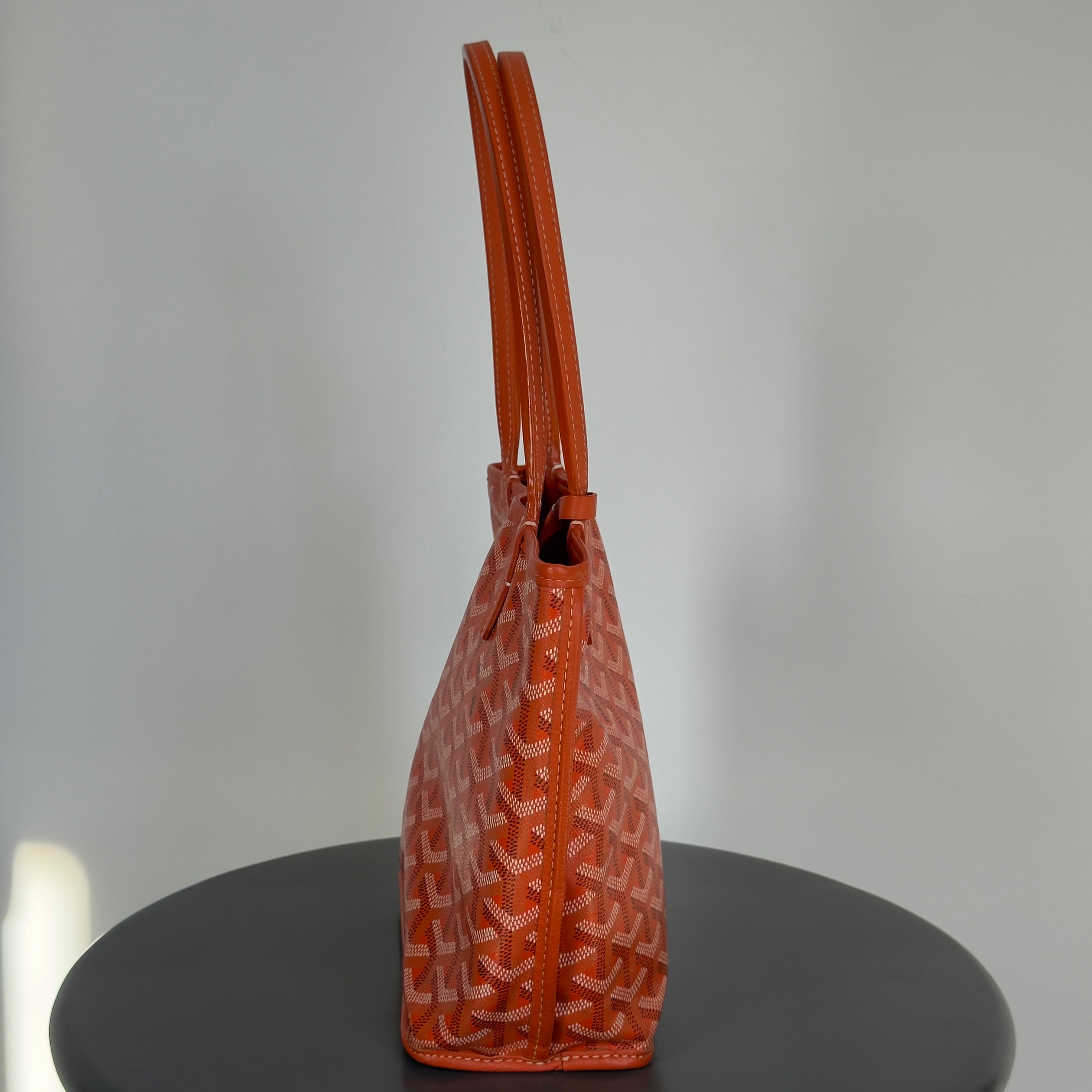 Goyard Mini Anjou Orange Tote - Queen May