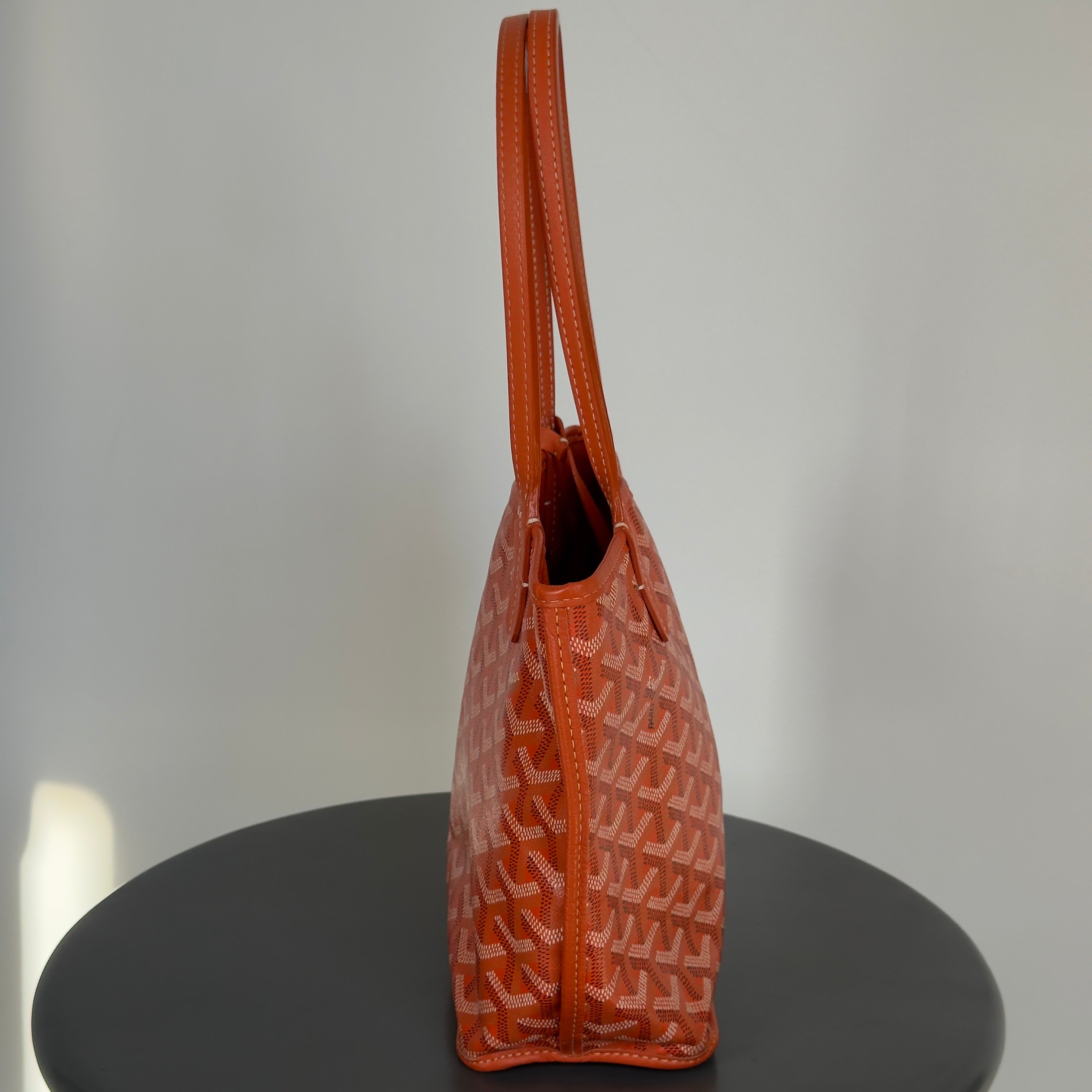Goyard Mini Anjou Orange Tote - Queen May