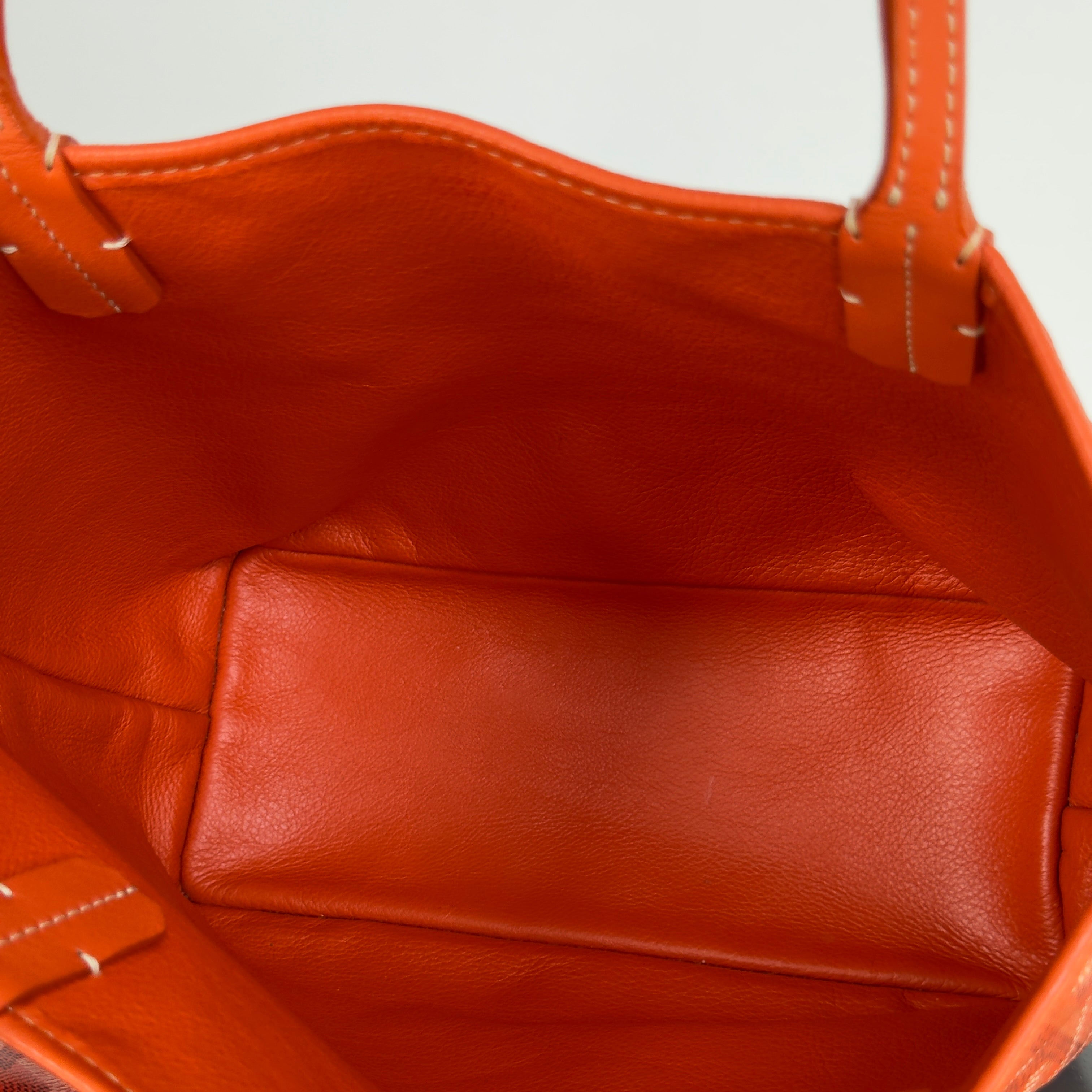 Goyard Mini Anjou Orange Tote - Queen May