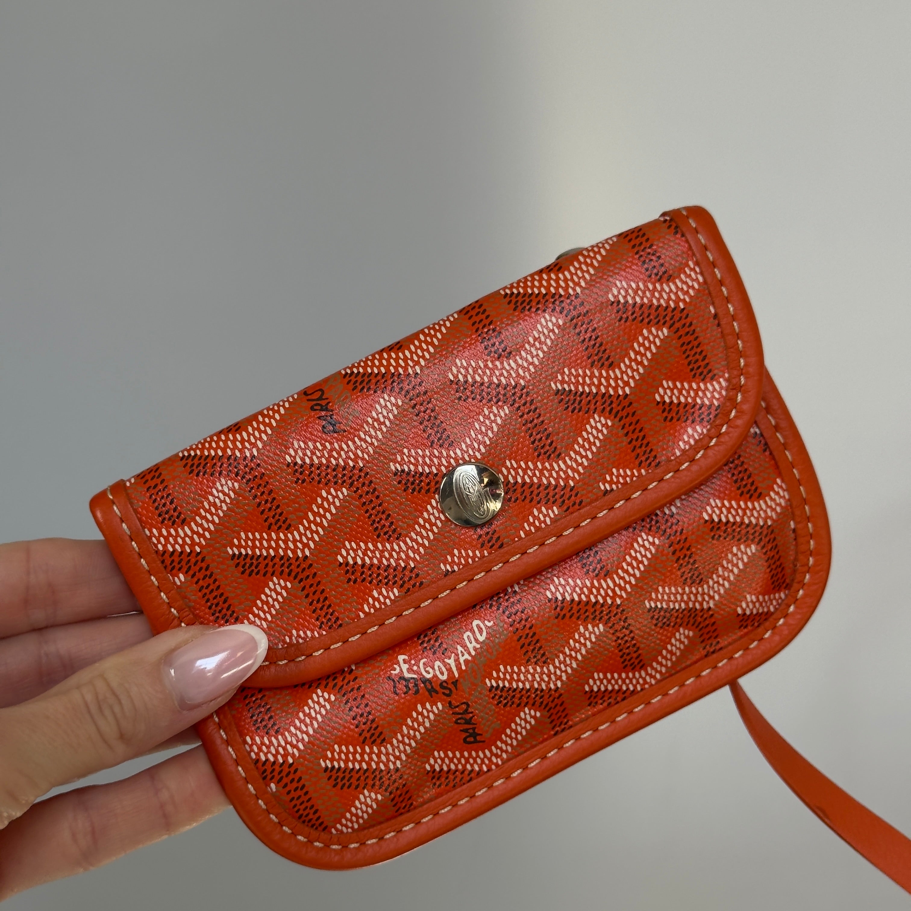 Goyard Mini Anjou Orange Tote - Queen May