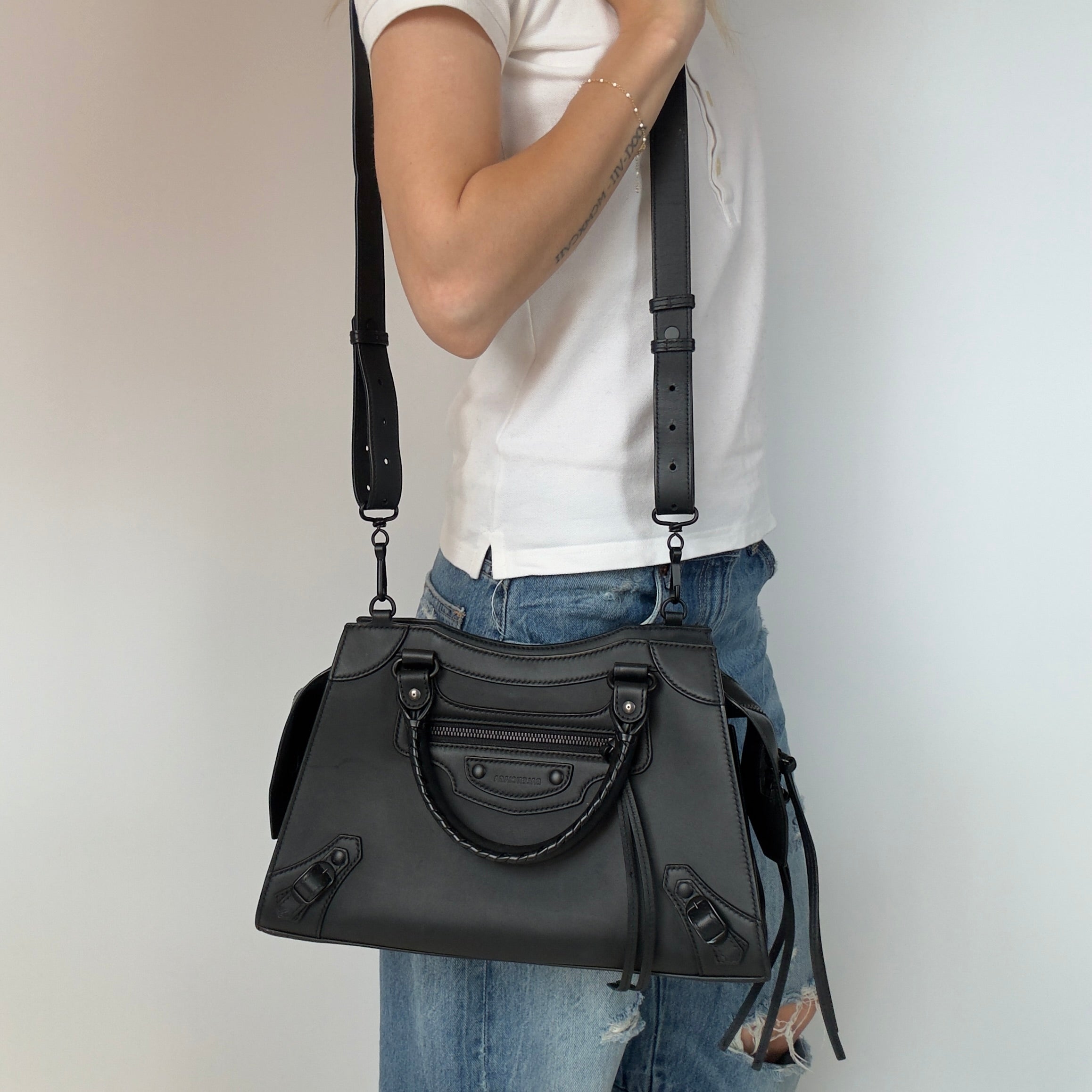 Balenciaga Leather Neo Classic City Bag - Queen May