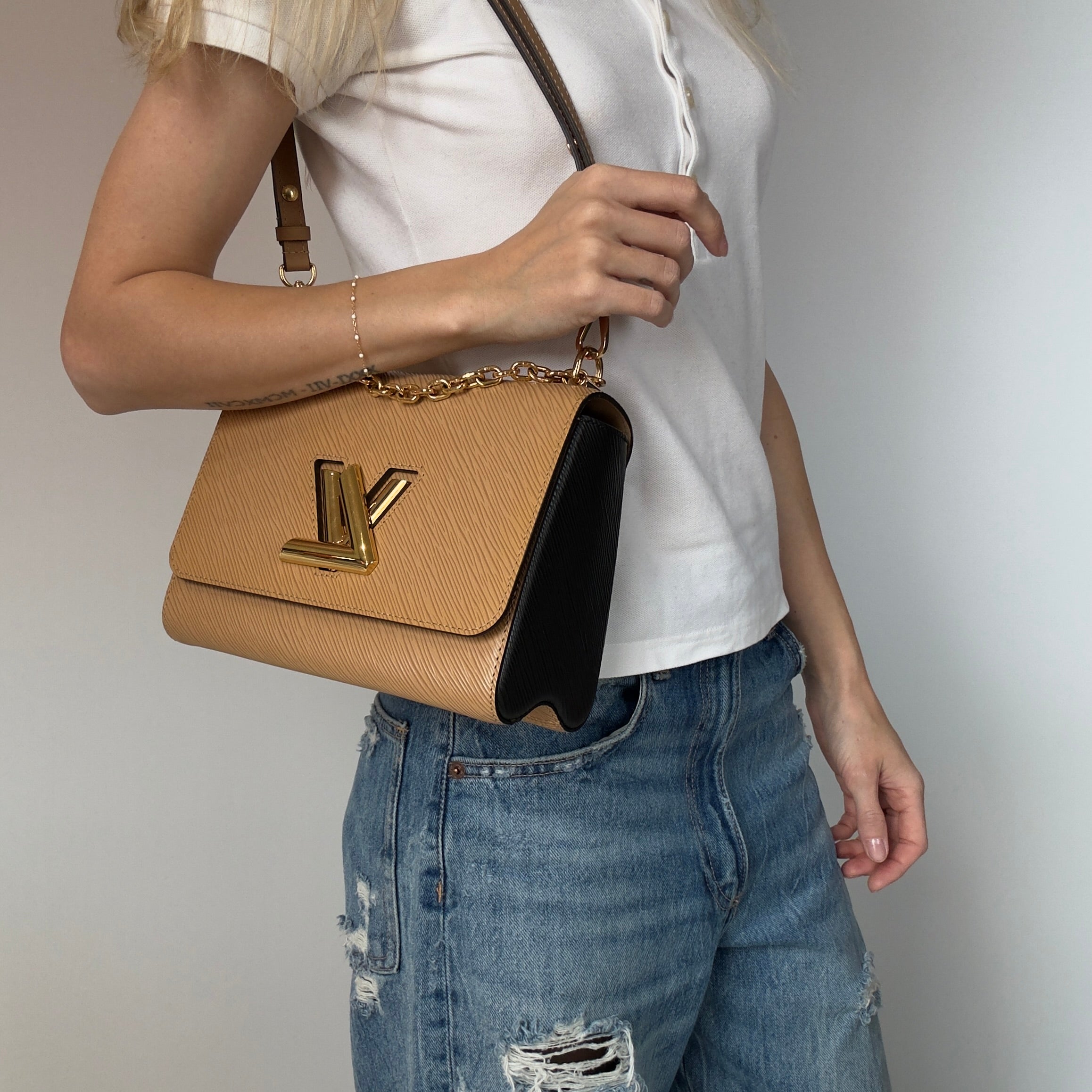 Louis Vuitton Epi Leather Twist MM Camel - Queen May