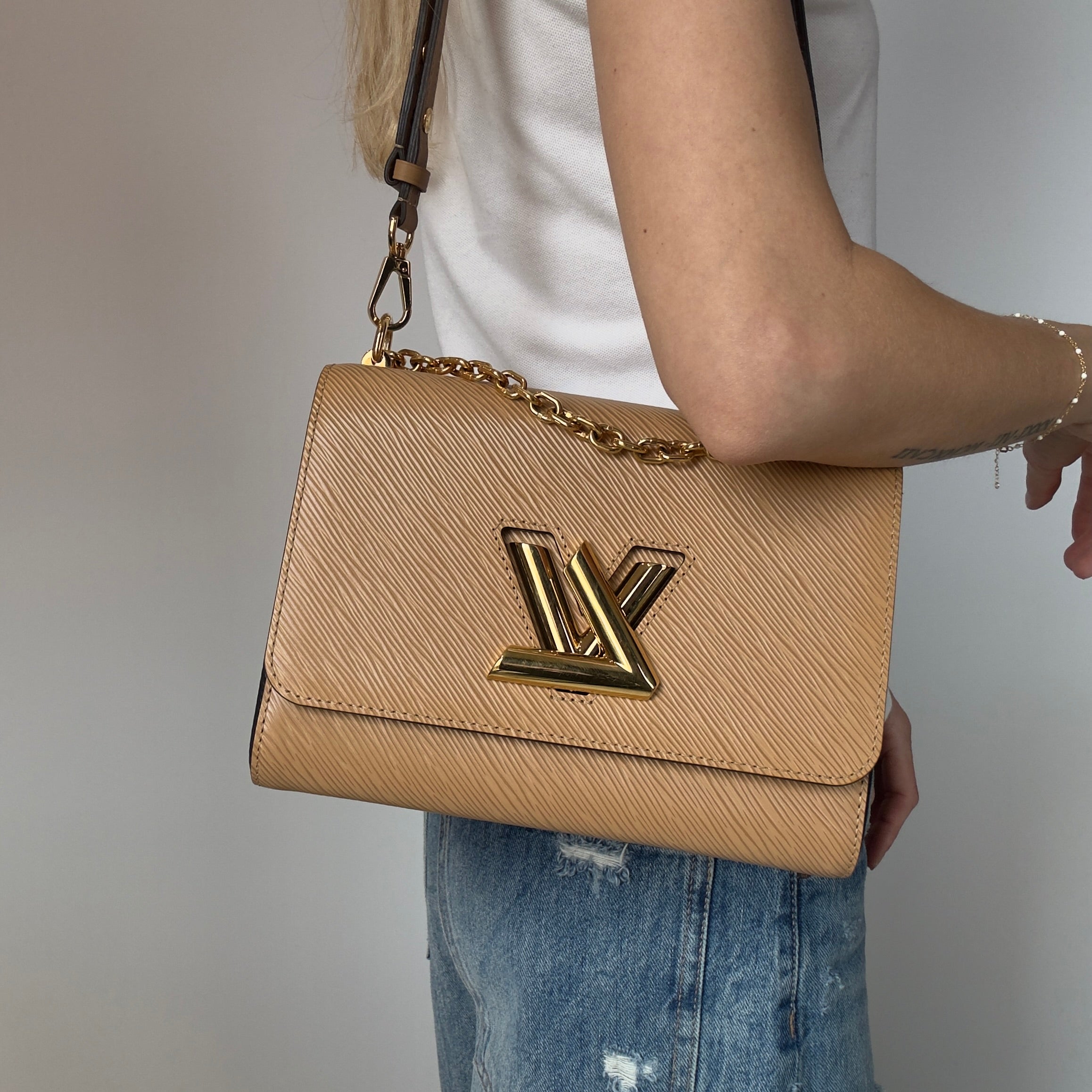 Louis Vuitton Epi Leather Twist MM Camel - Queen May