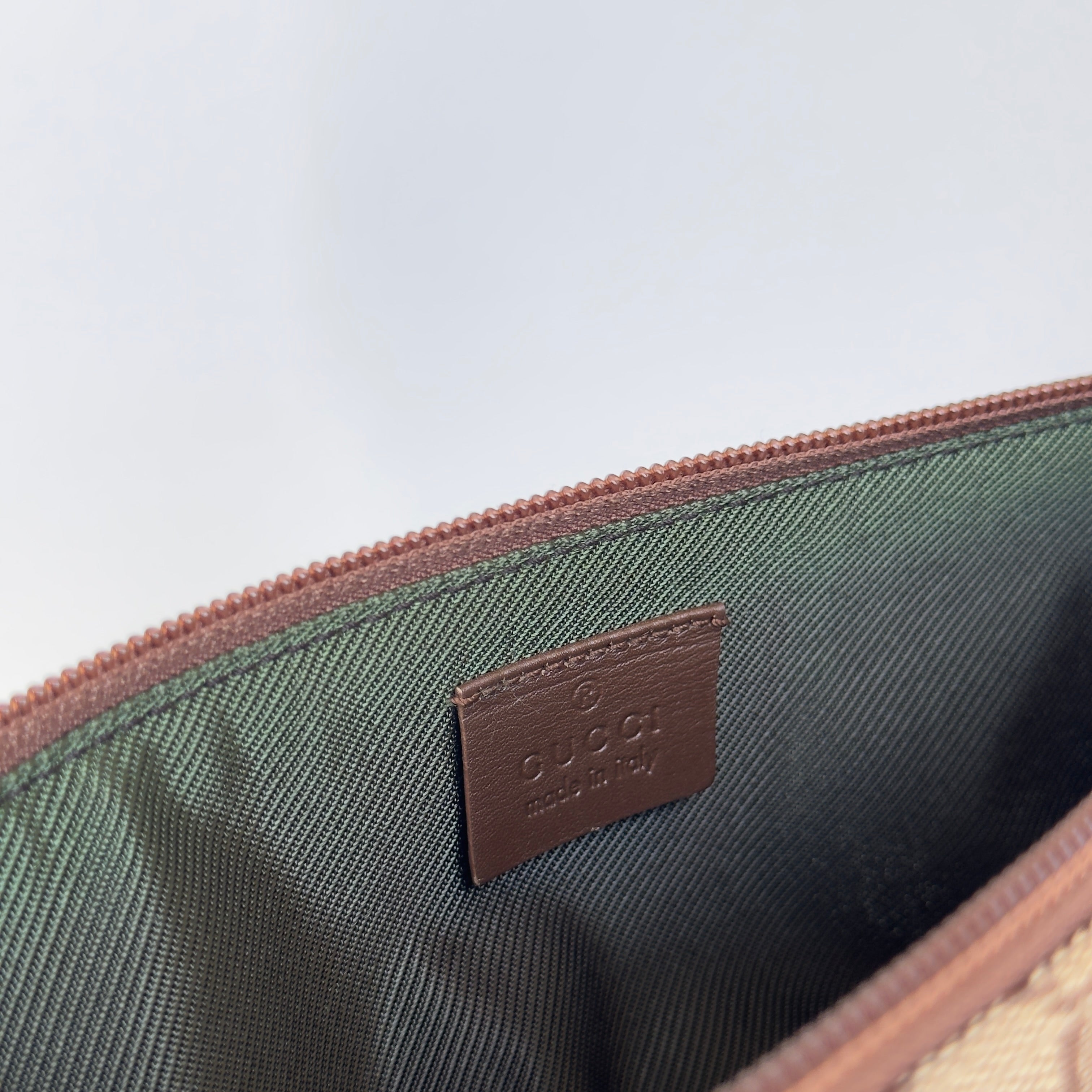 Gucci Canvas Boat Pochette