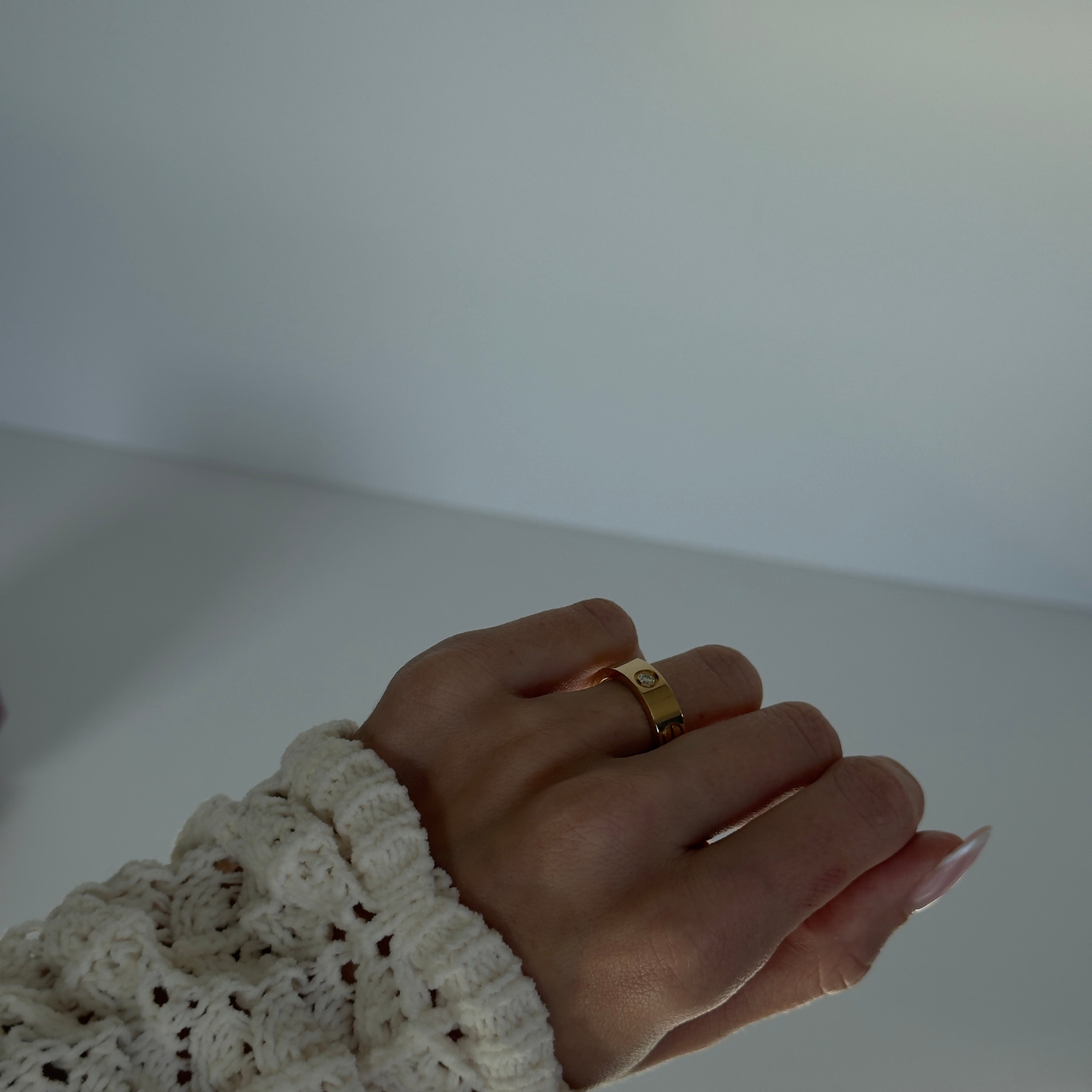 Cartier 18K Yellow Gold Diamond 5.5mm Love Ring - Queen May