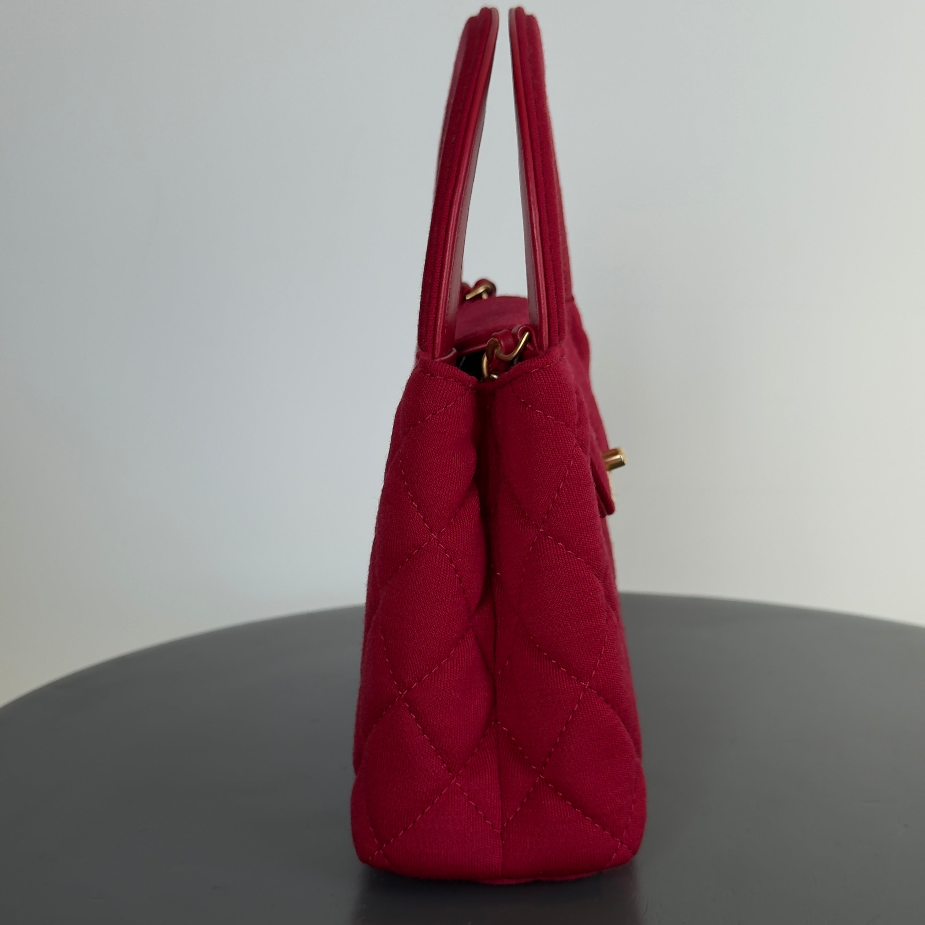 Chanel 2023 Red Jersey Nano Kelly - Queen May