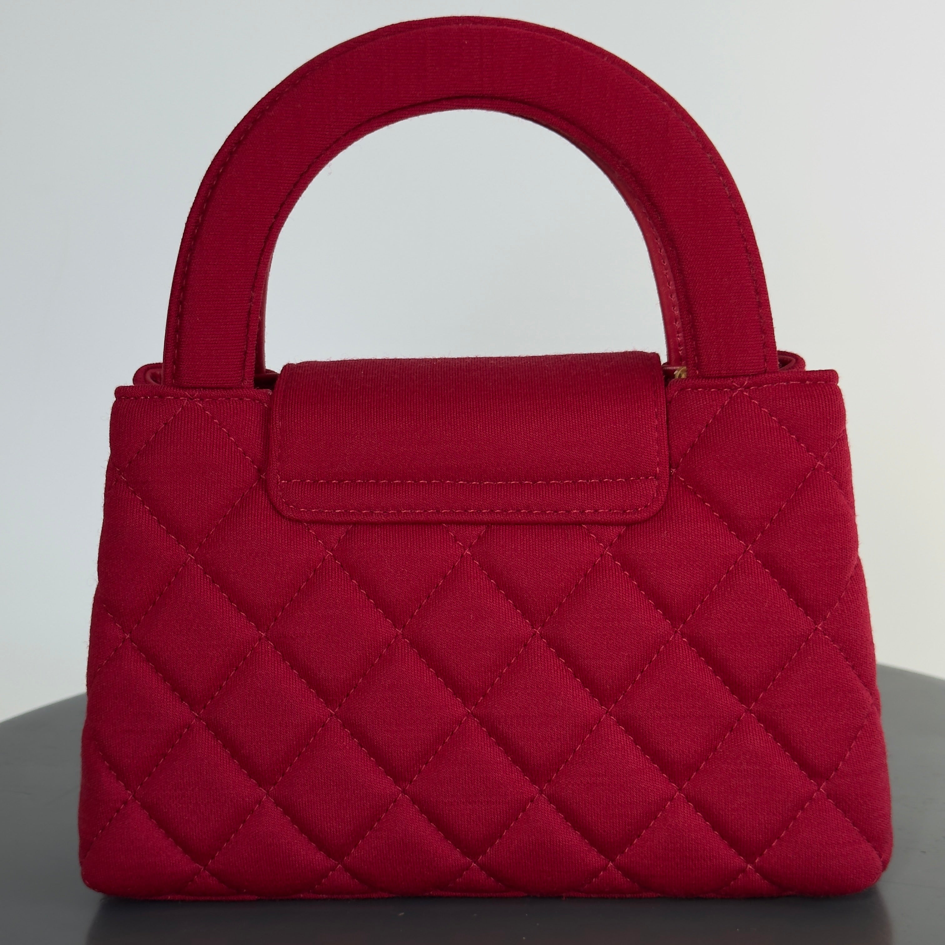 Chanel 2023 Red Jersey Nano Kelly - Queen May