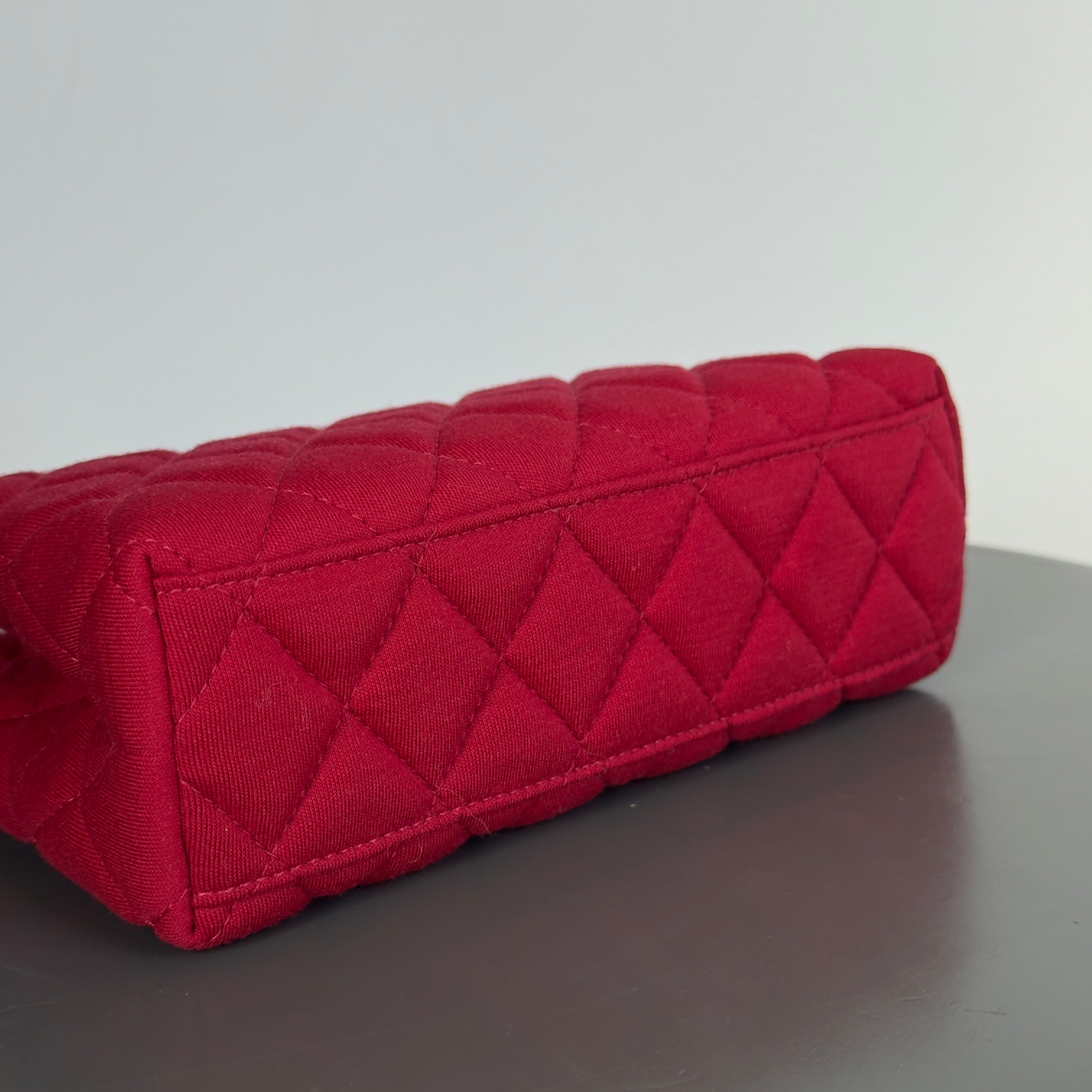 Chanel 2023 Red Jersey Nano Kelly - Queen May