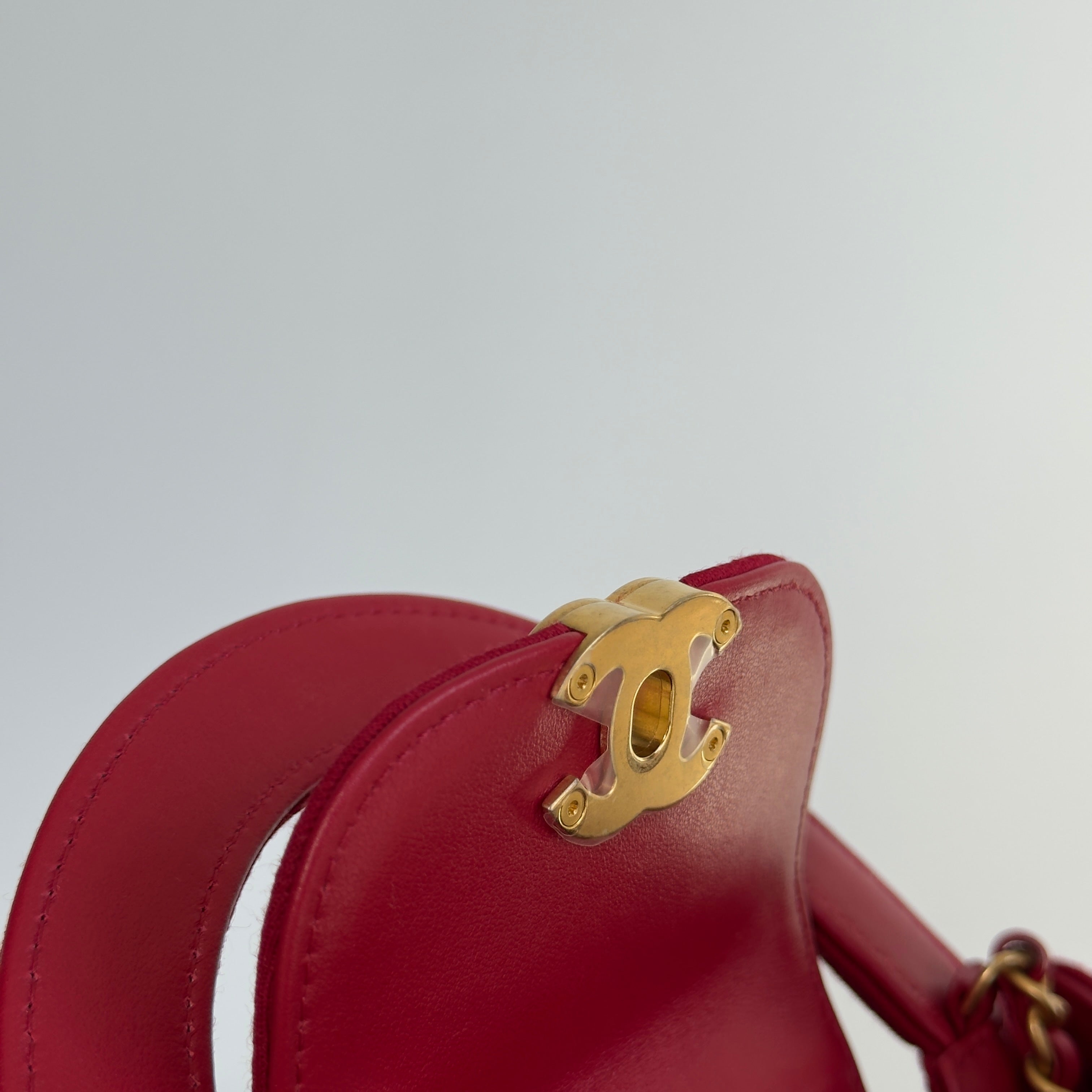 Chanel 2023 Red Jersey Nano Kelly - Queen May