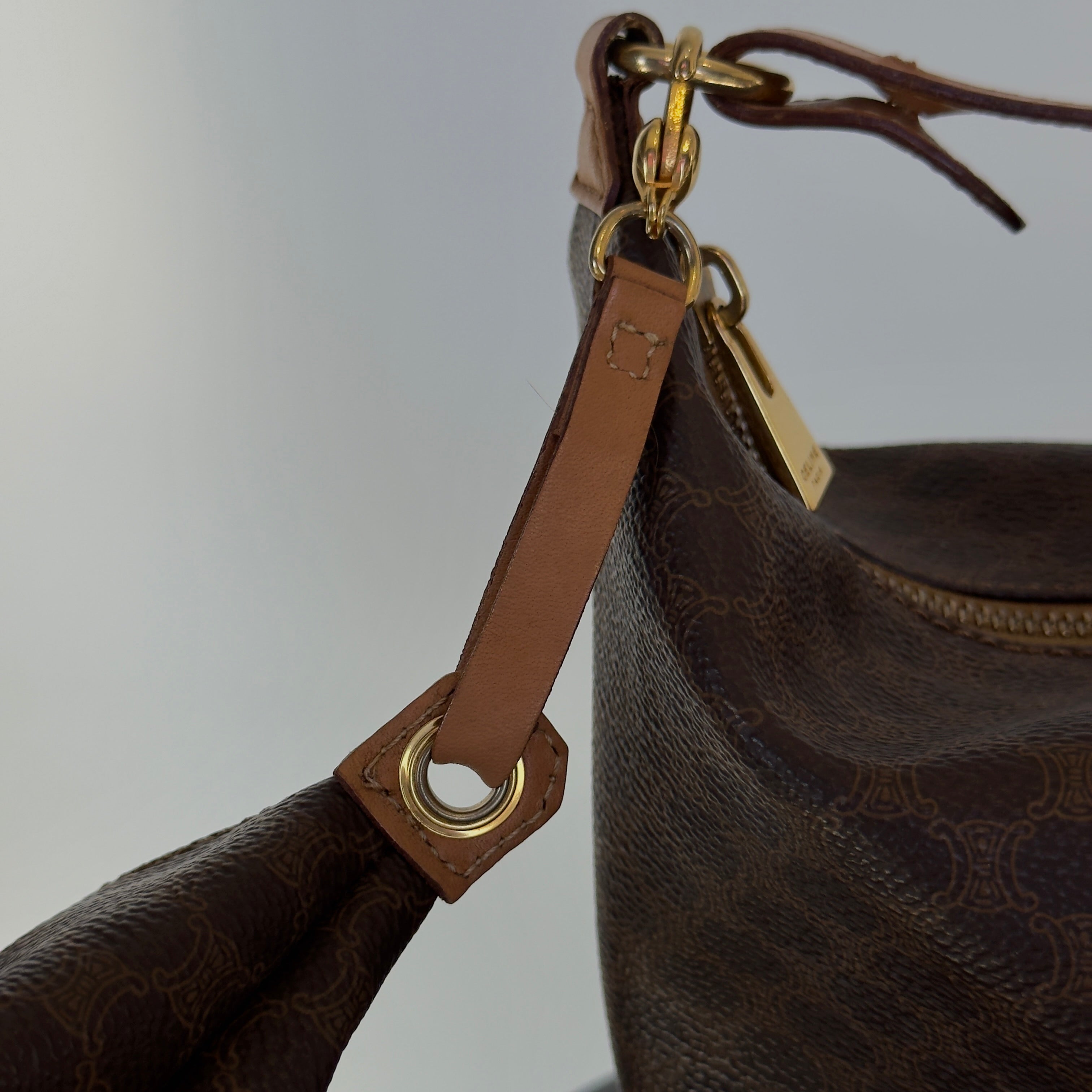 Celine Macadam Handbag With Mini Pouch - Queen May