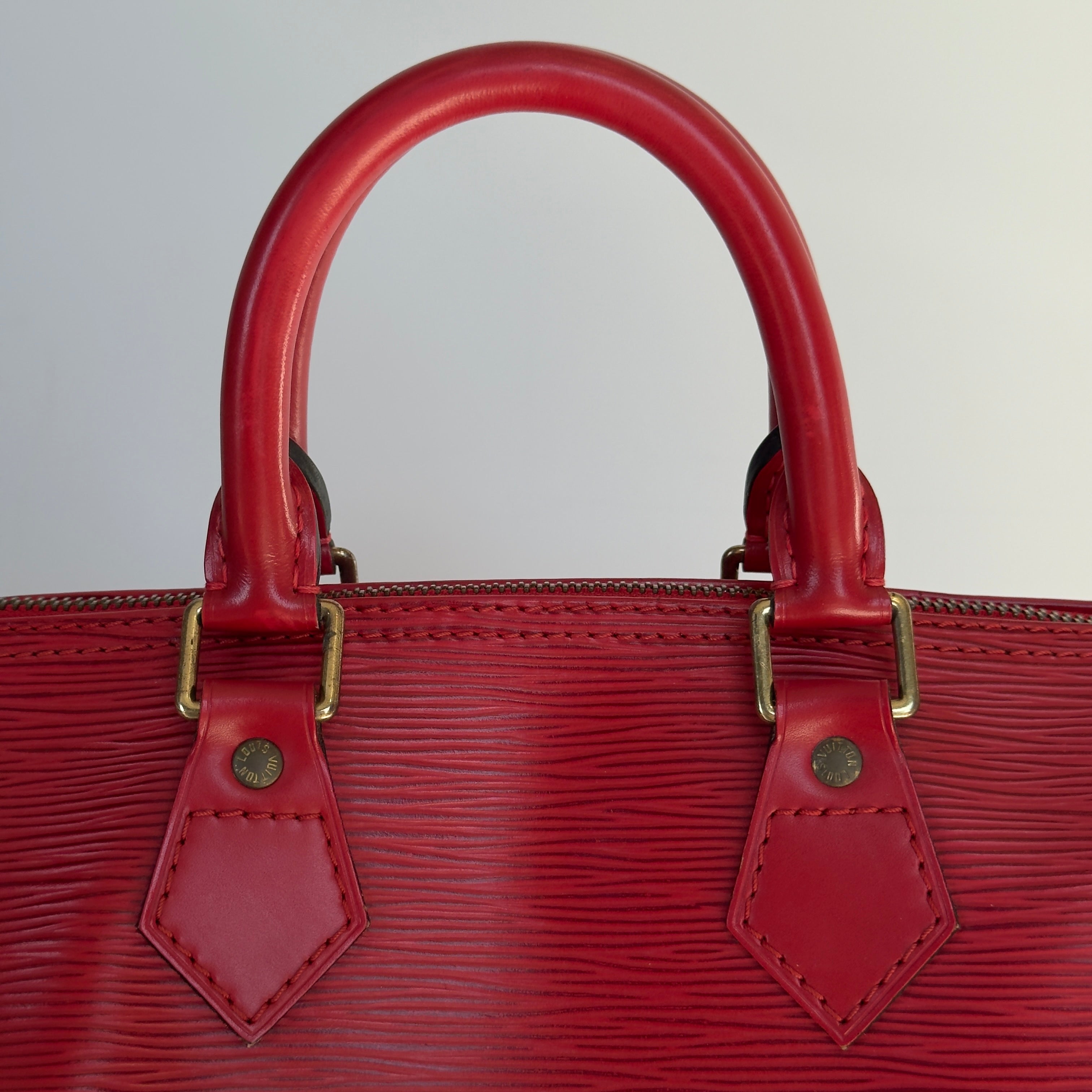 Louis Vuitton Red Epi Speedy 30 - Queen May