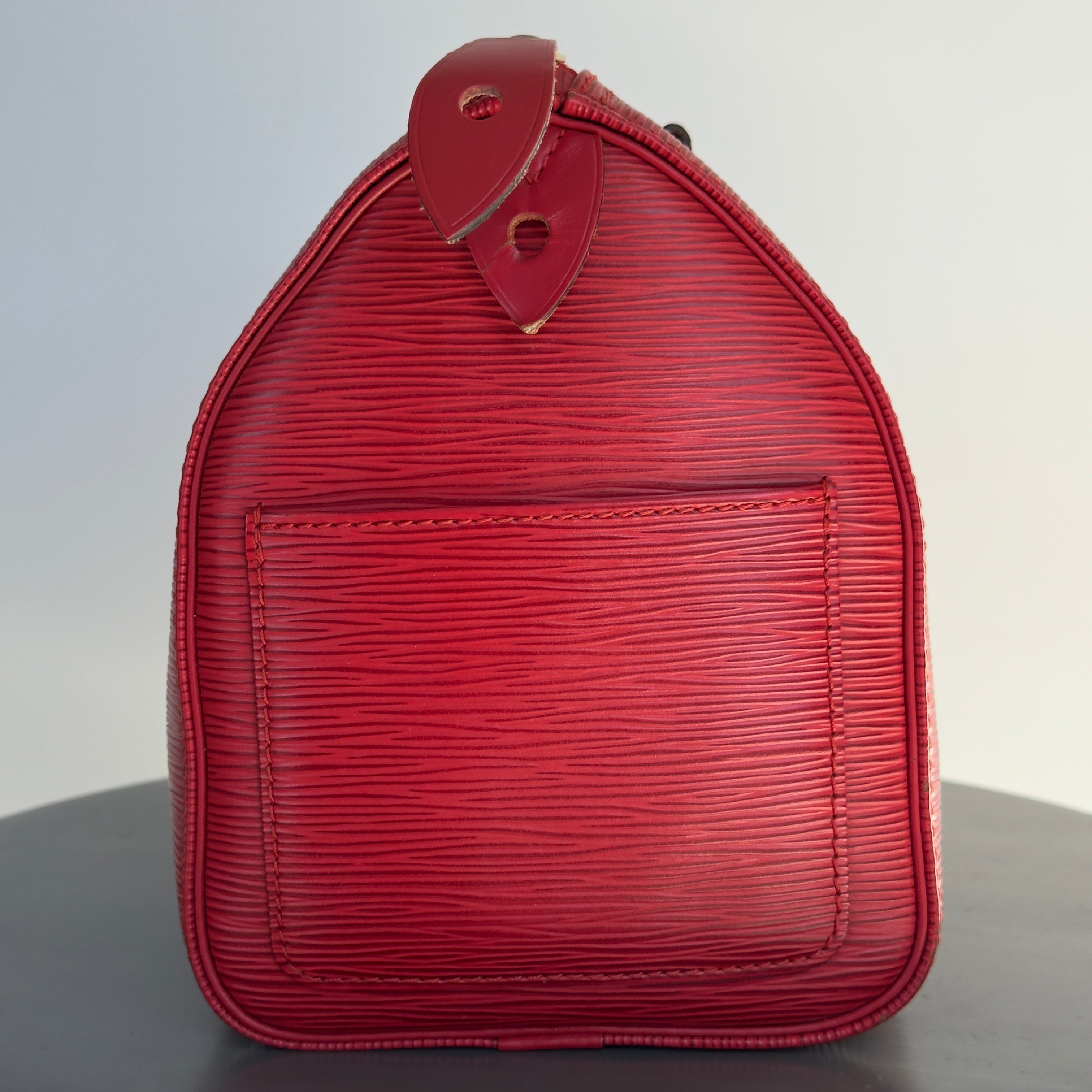 Louis Vuitton Red Epi Speedy 30 - Queen May