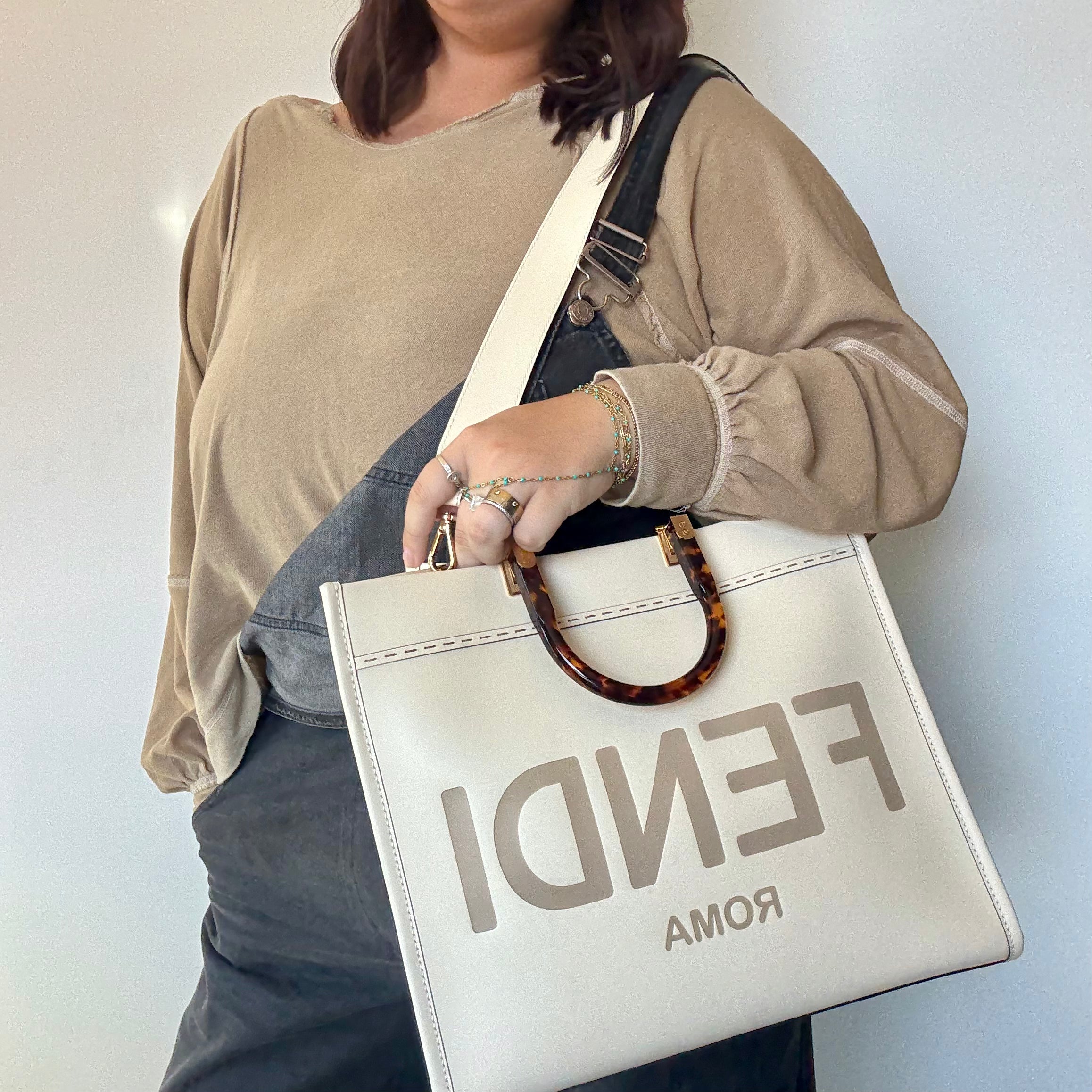 Fendi Leather Sunshine Medium - Queen May