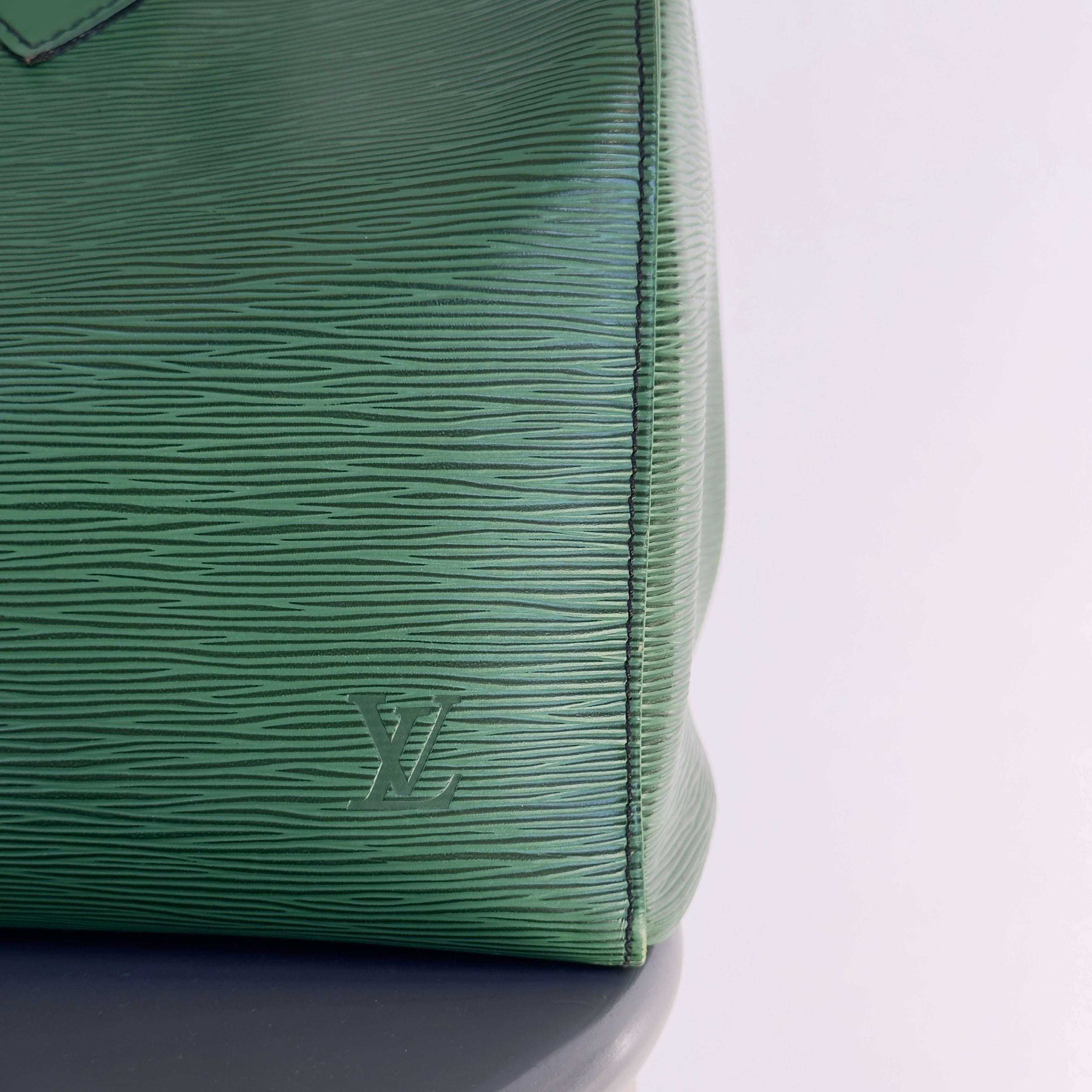 Louis Vuitton Rare Green Epi Leather Speedy 35 - Queen May