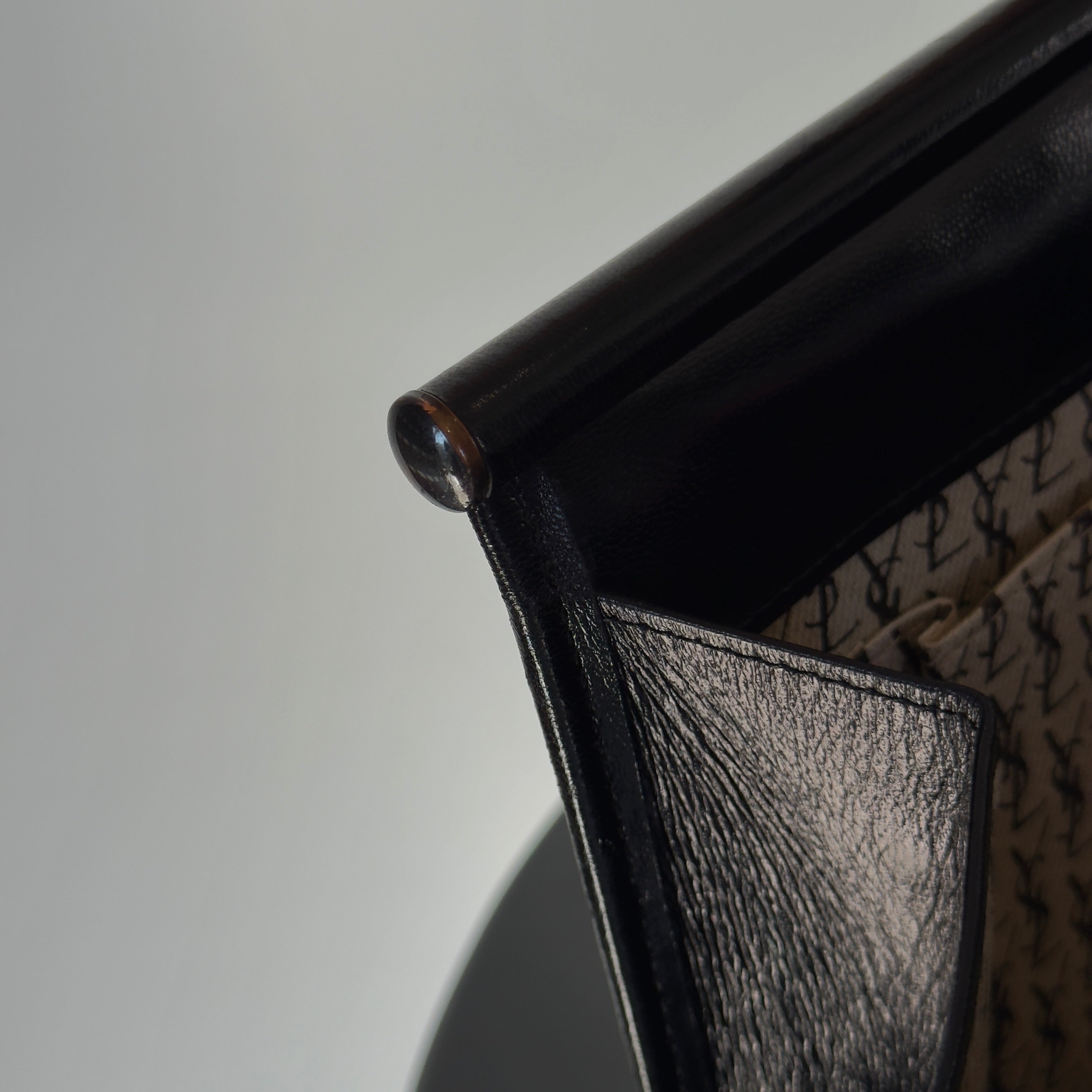 Vintage Yves Saint Laurent Black Clutch - Queen May