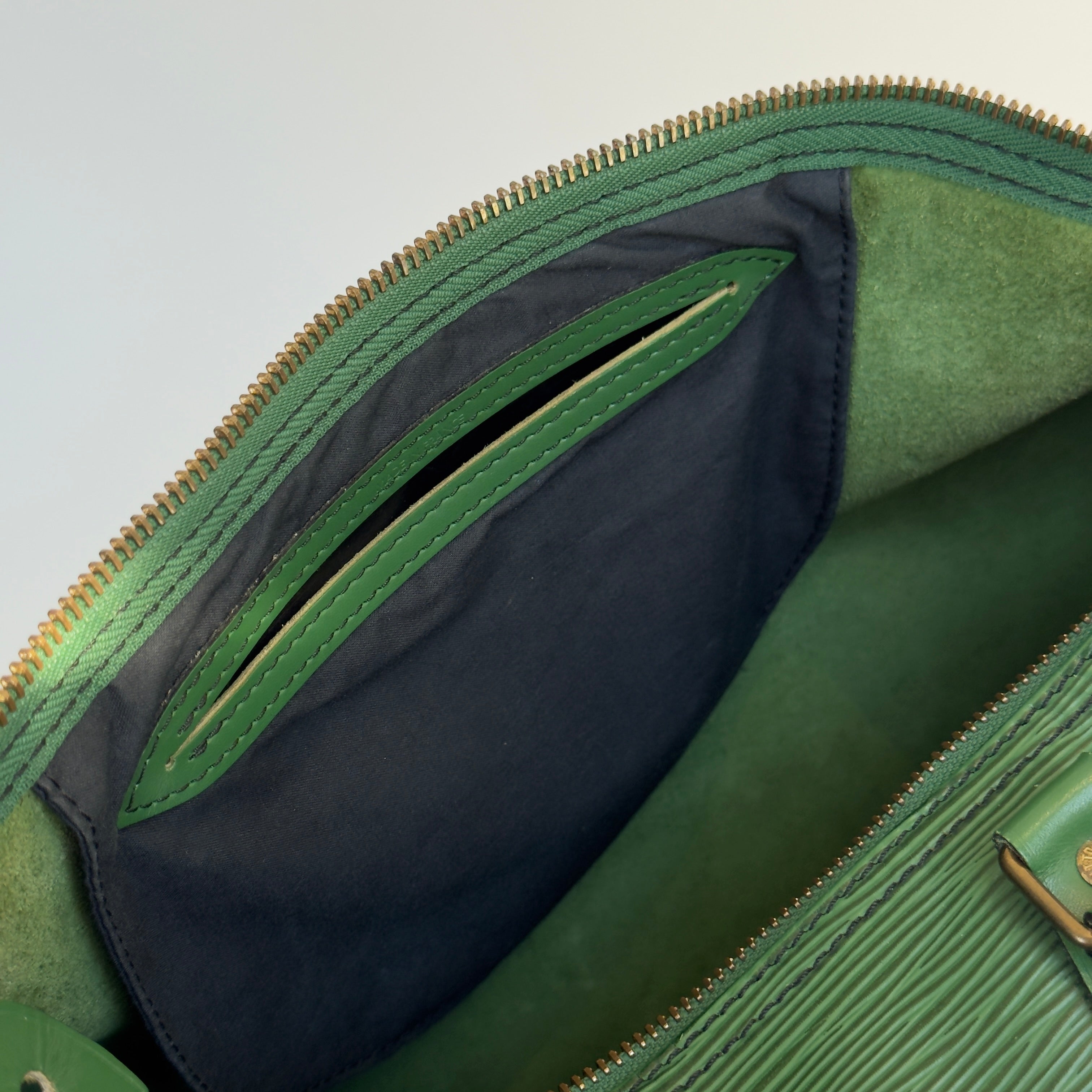 Louis Vuitton Rare Green Epi Leather Speedy 35 - Queen May