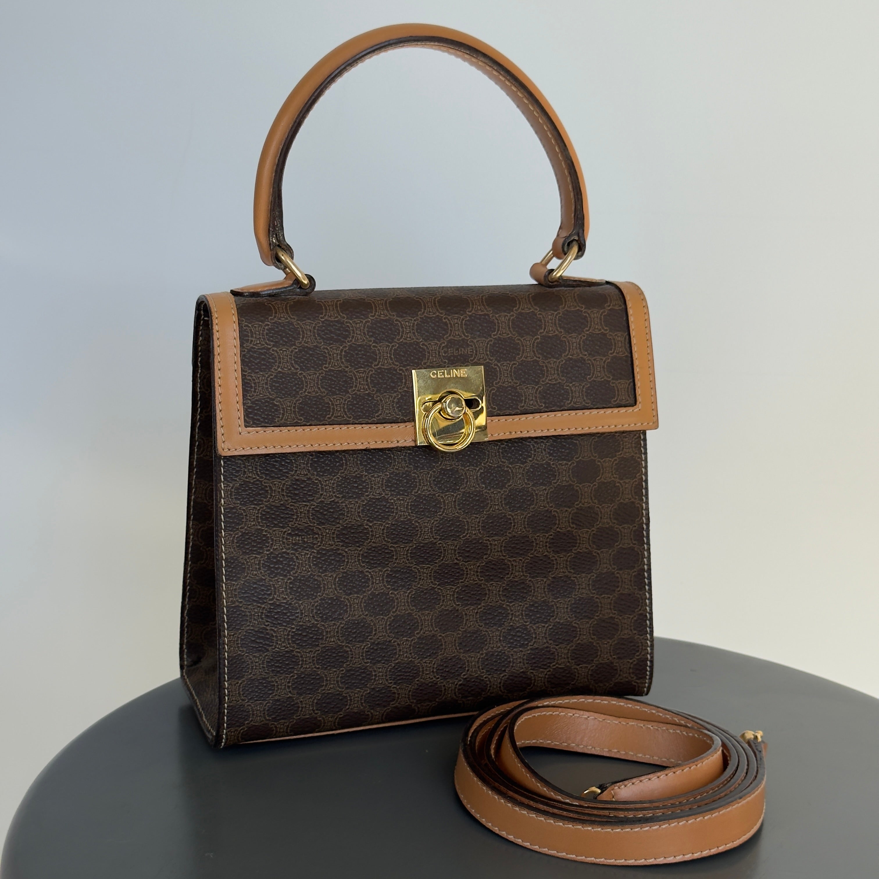 Vintage Celine Macadam Top Handle - Queen May