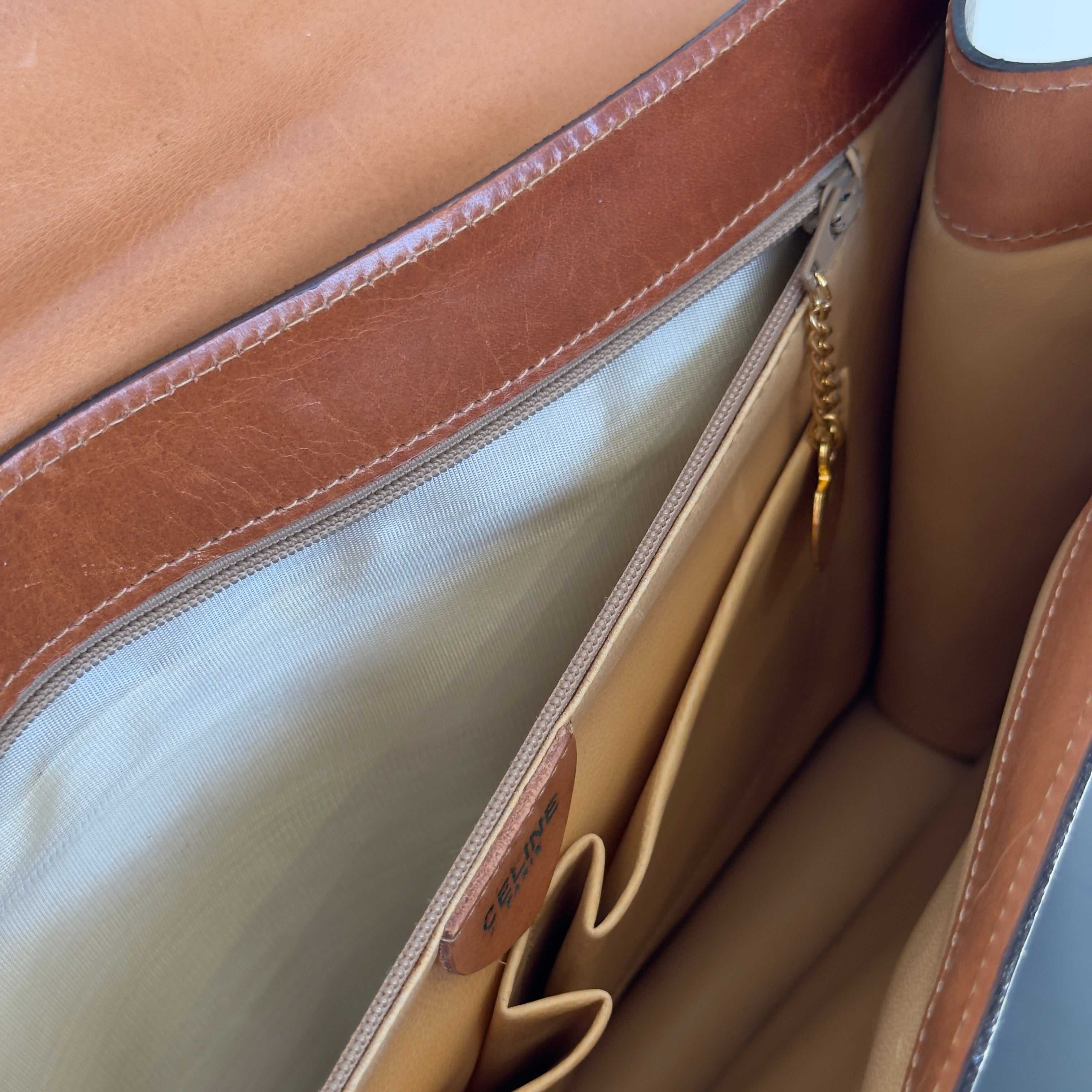 Celine Macadam Triomphe Crossbody Flap Bag - Queen May