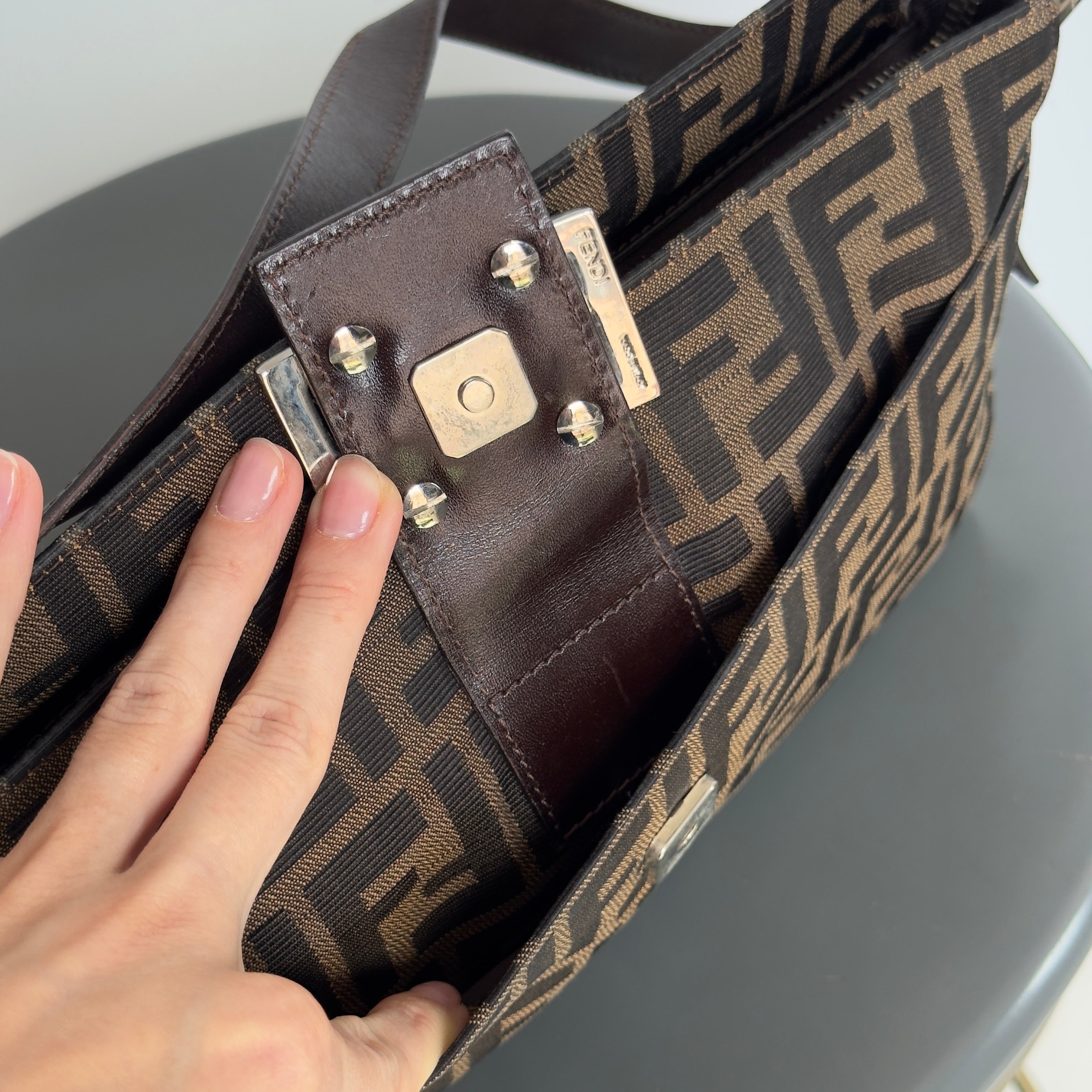 Fendi Zucca Shoulder Bag - Queen May