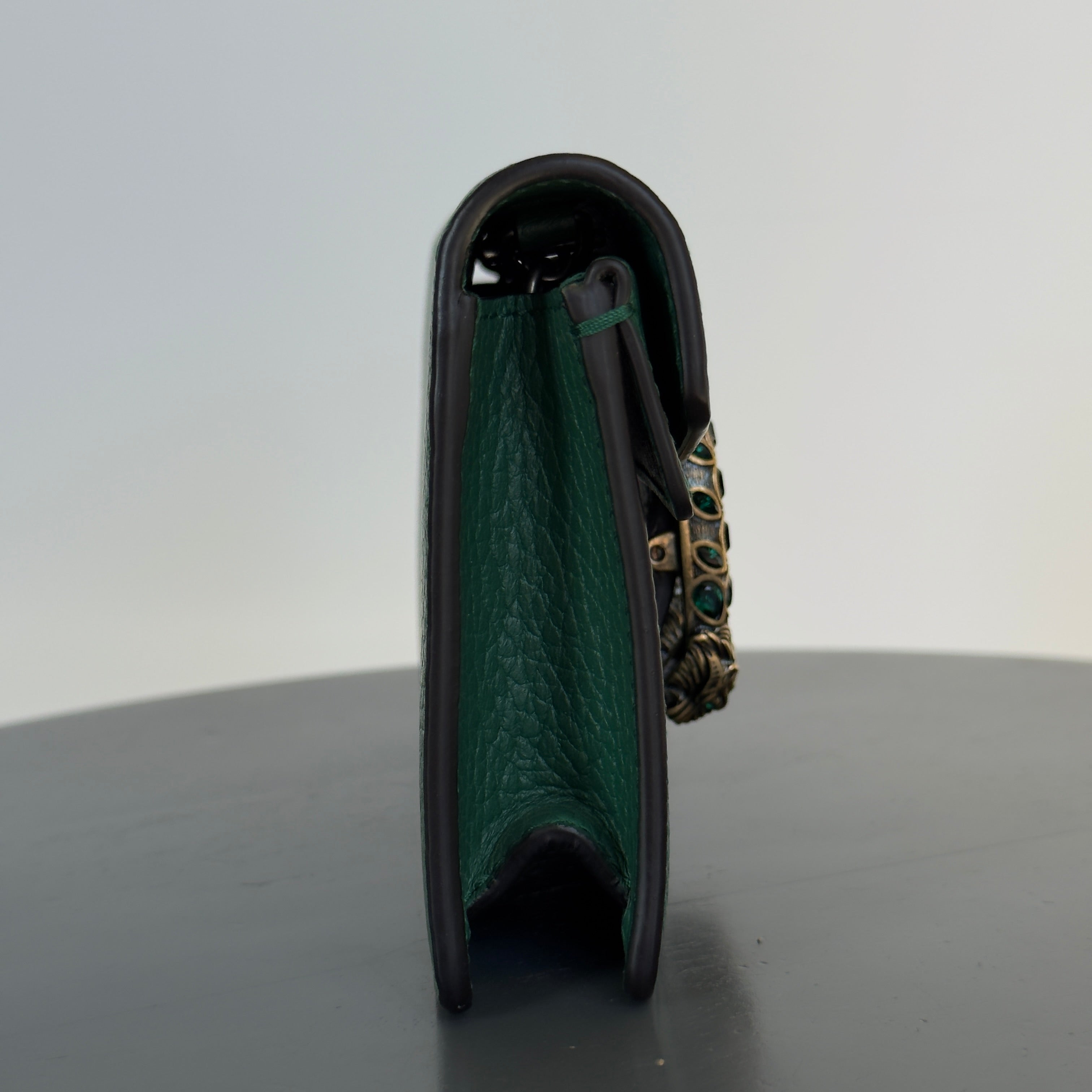 Gucci Dollar Green Calfskin Super Mini Dionysus Crossbody Bag - Queen May