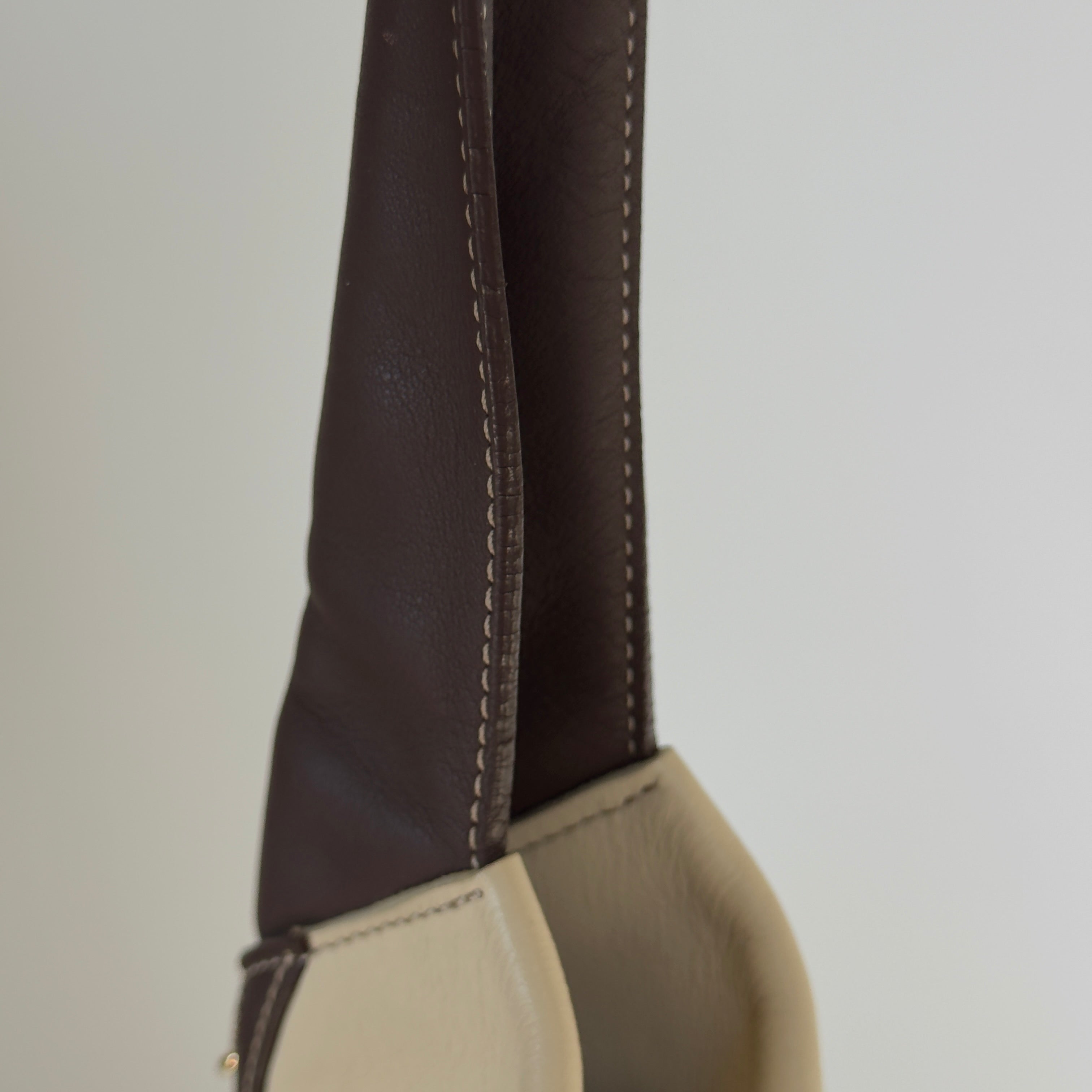 Loewe Half Moon Hobo Bag Cream Leather - Queen May